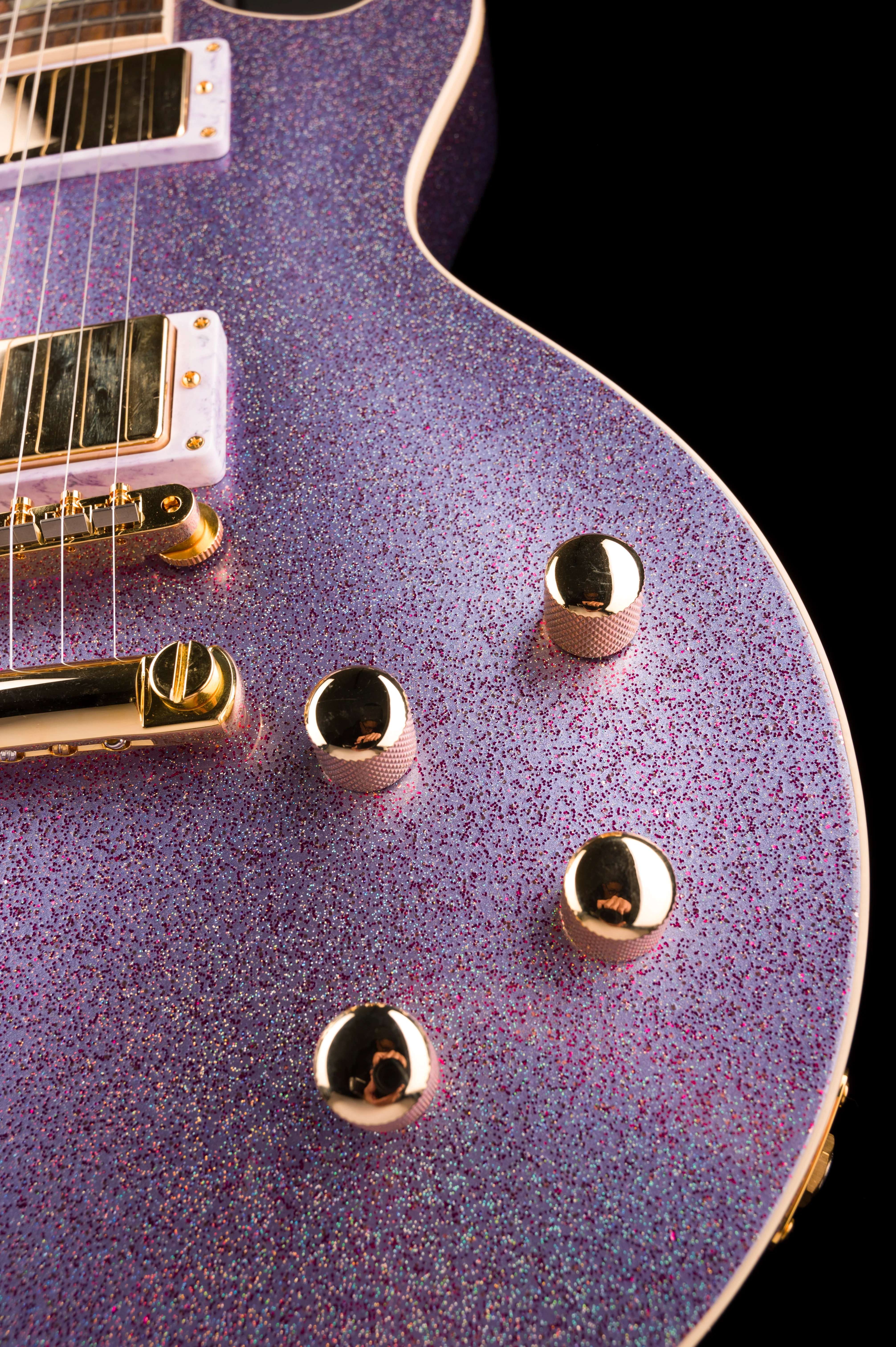 Pre Owned Gibson Custom Mod Collection 57 Les Paul Lavender Trance With OHSC - Image 8
