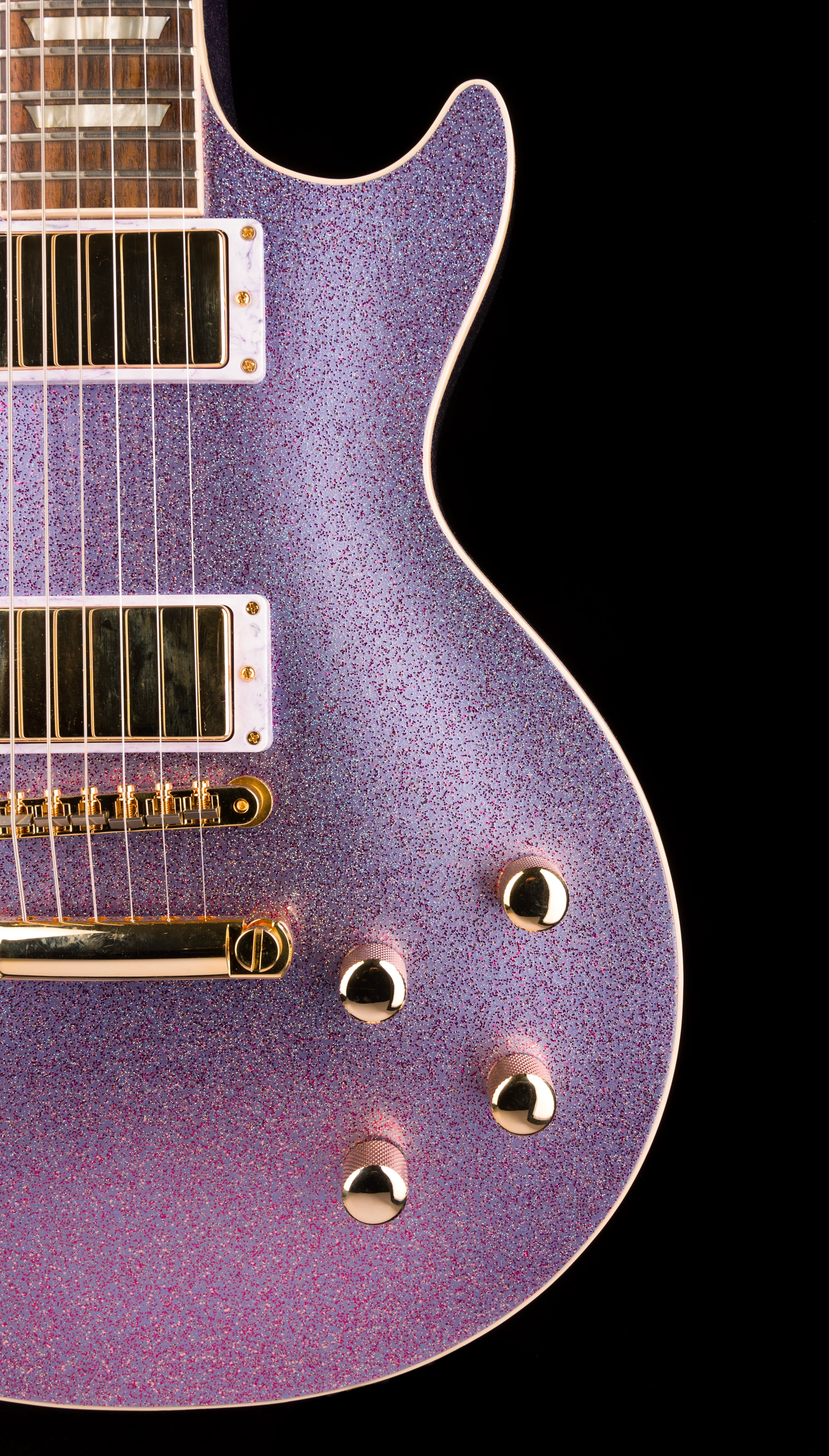 Pre Owned Gibson Custom Mod Collection 57 Les Paul Lavender Trance With OHSC - Image 9
