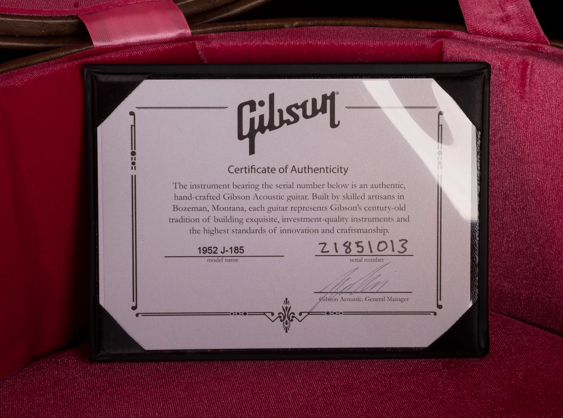 Pre Owned 2021 Gibson Custom Shop 1952 J-185 Acoustic Natural with OHSC - Image 17