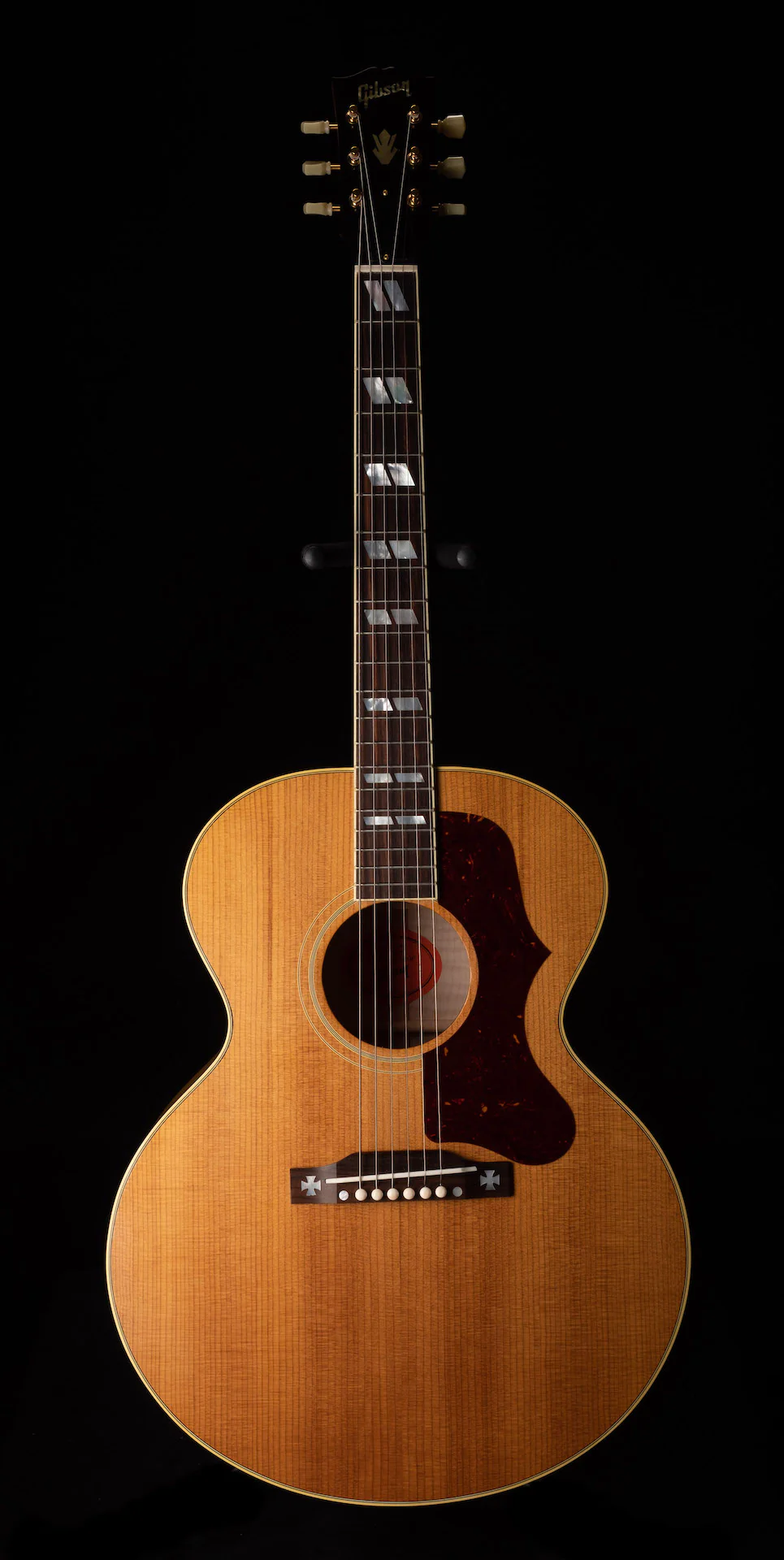 Pre Owned 2021 Gibson Custom Shop 1952 J-185 Acoustic Natural with OHSC - Image 2