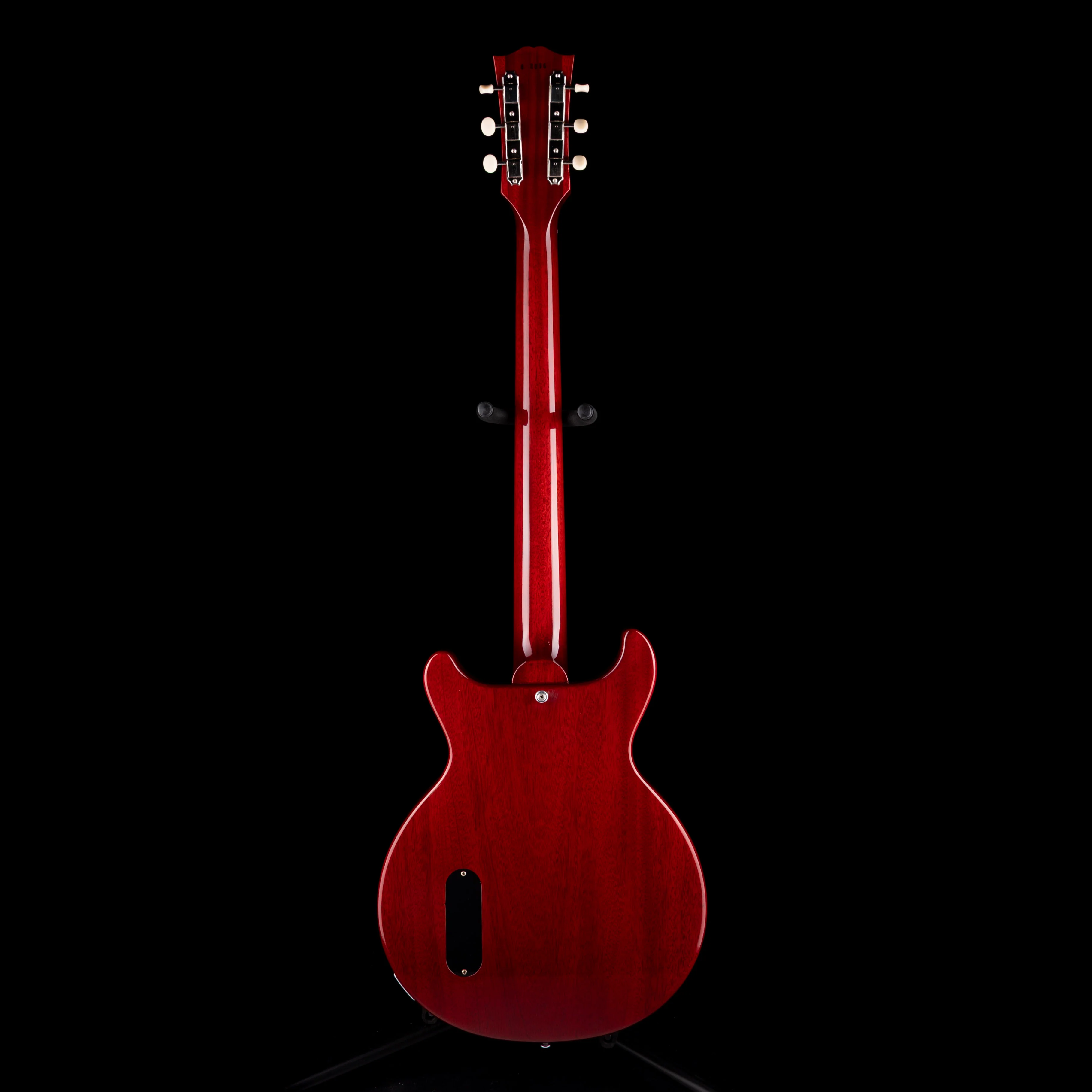 Pre Owned Gibson Custom Shop 1958 Les Paul Junior Double Cut Cherry Red With OHSC - Image 10