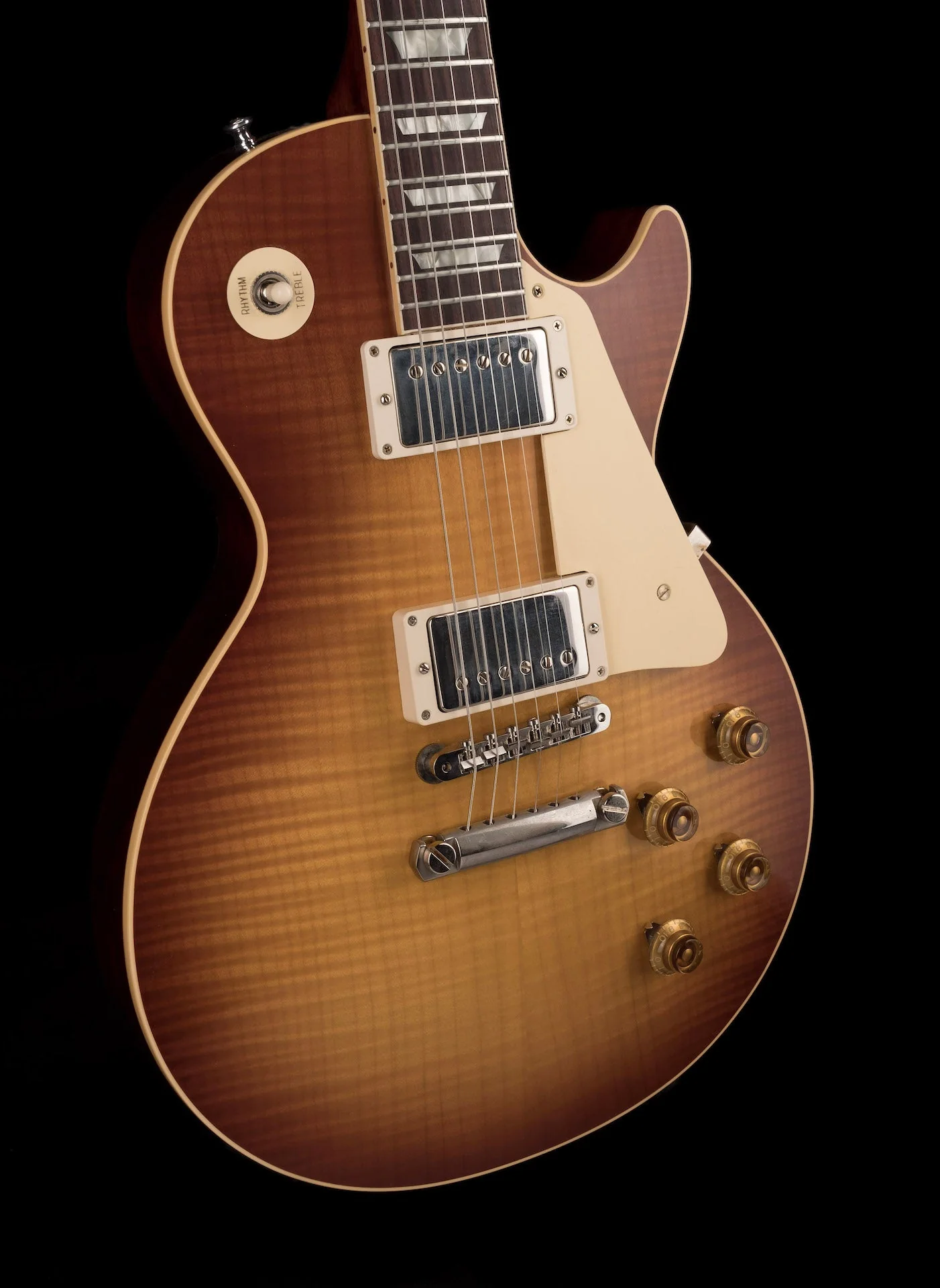 Pre Owned Gibson Custom Shop 1959 Les Paul Standard Reissue VOS - Iced Tea Burst With OHSC - Image 10