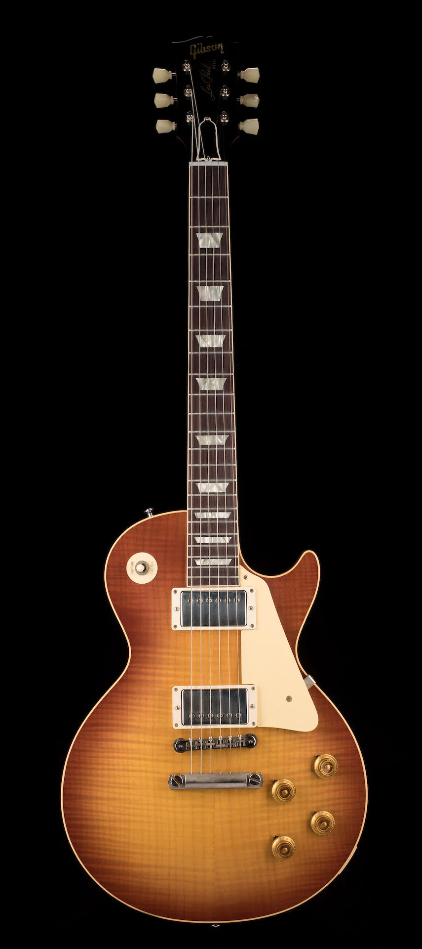 Pre Owned Gibson Custom Shop 1959 Les Paul Standard Reissue VOS - Iced Tea Burst With OHSC - Image 2