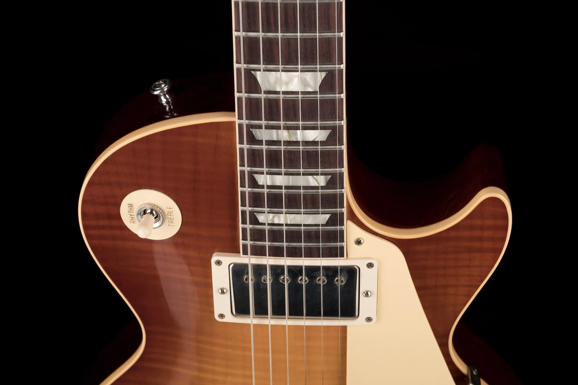 Pre Owned Gibson Custom Shop 1959 Les Paul Standard Reissue VOS - Iced Tea Burst With OHSC - Image 3