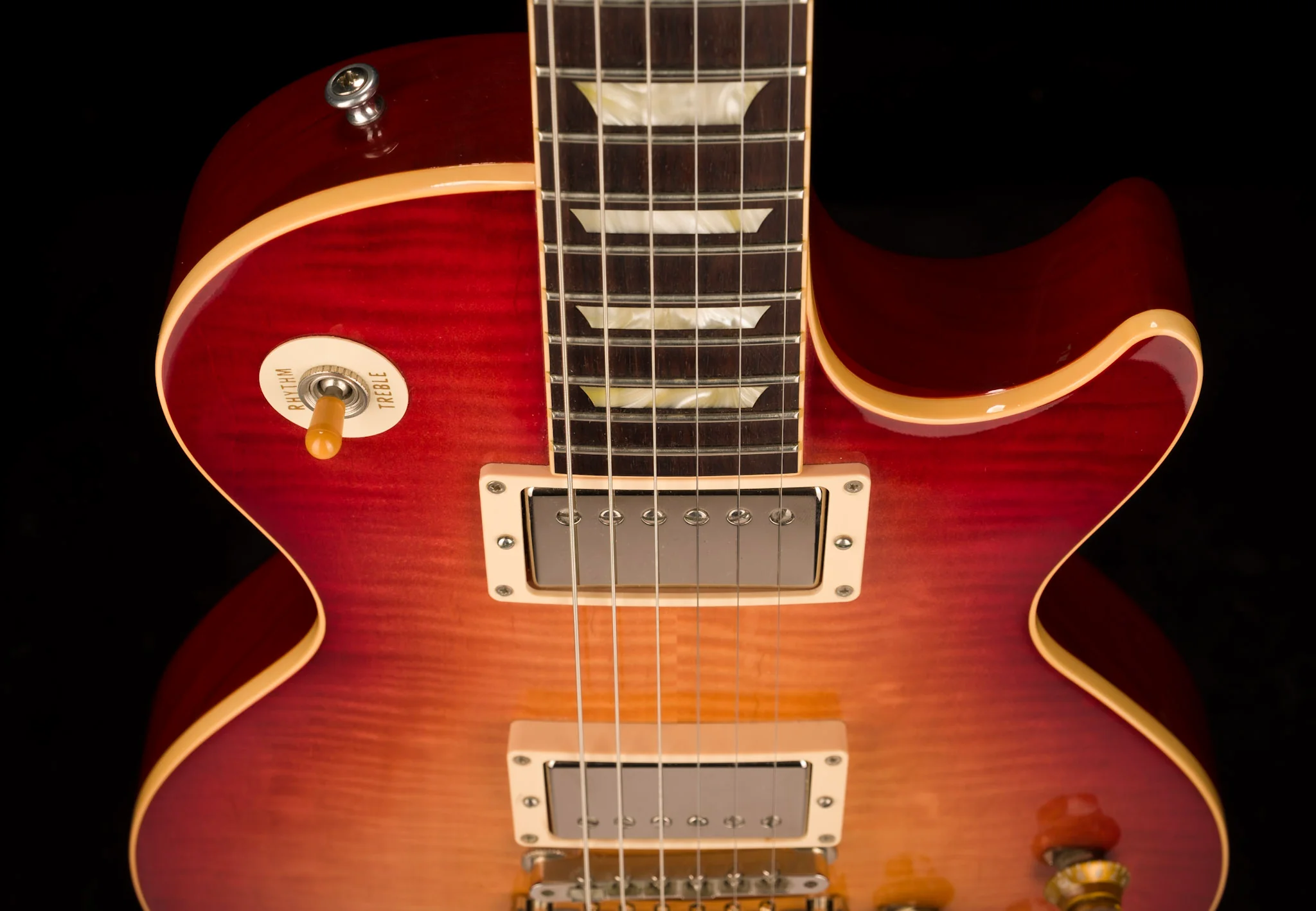 Pre Owned Gibson Custom Shop 1959 Les Paul Standard Heritage Cherry Burst W OHSC - Image 10