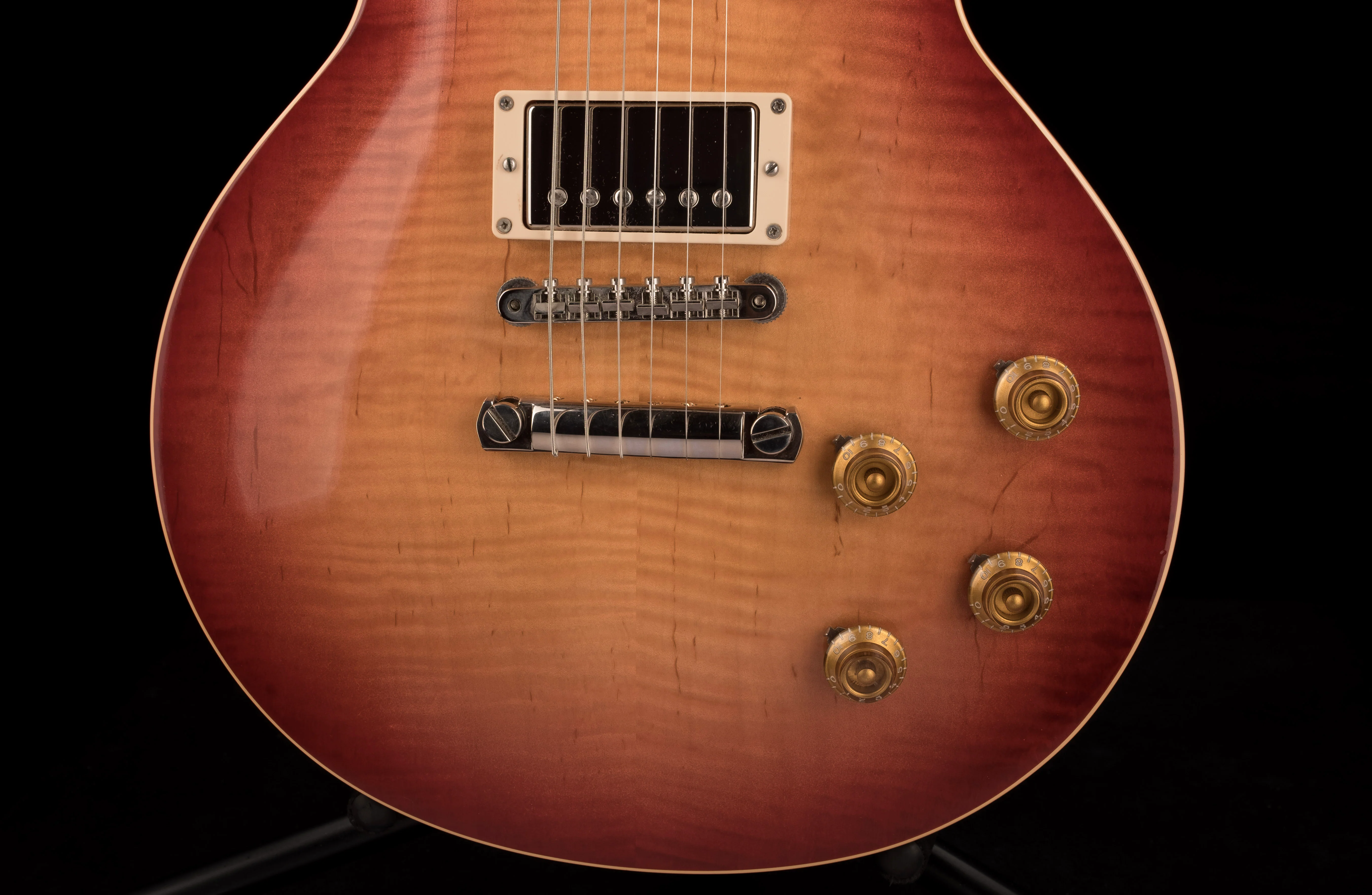Pre Owned Gibson Custom Shop 1959 Les Paul Standard Heritage Cherry Burst W OHSC - Image 3