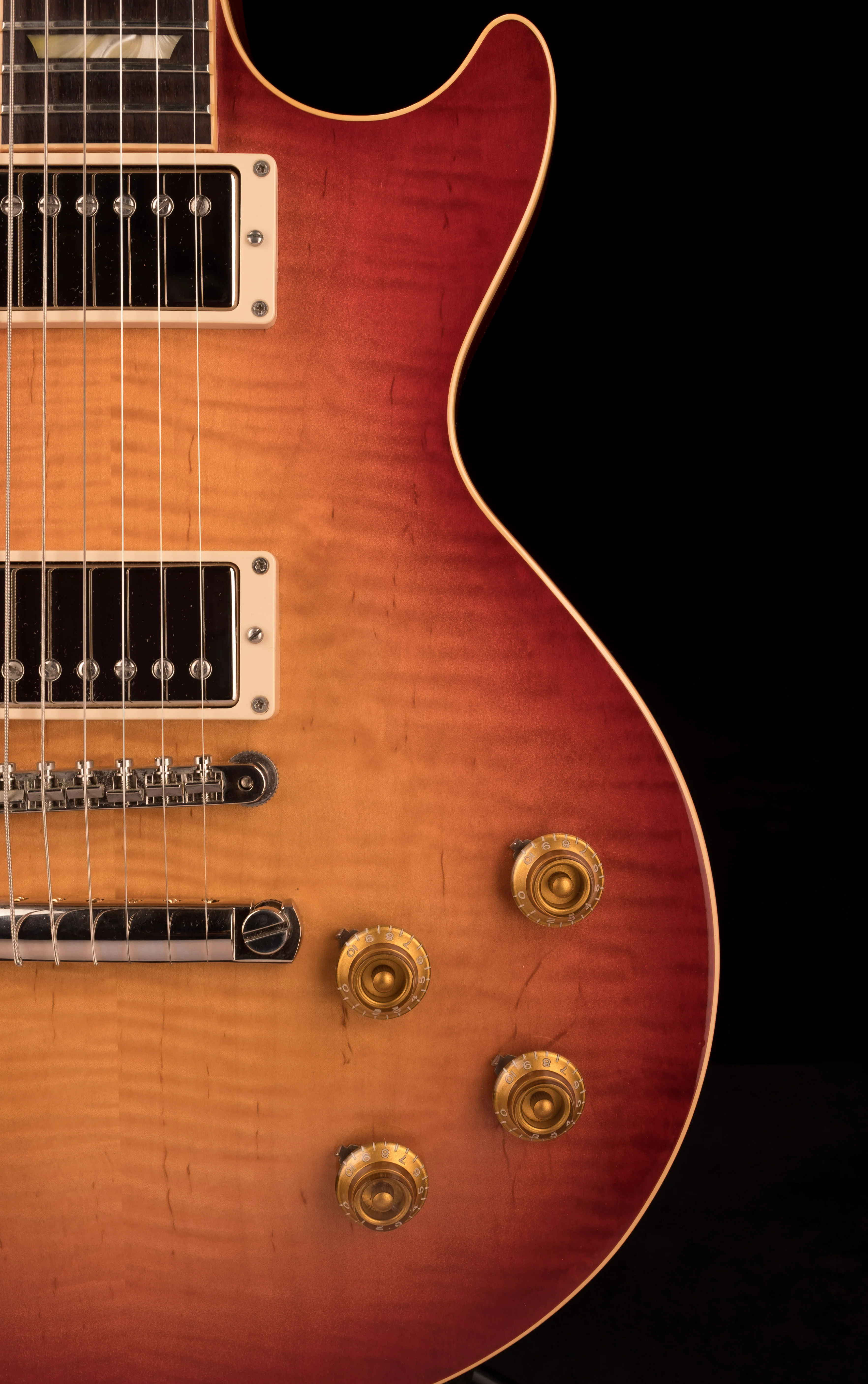 Pre Owned Gibson Custom Shop 1959 Les Paul Standard Heritage Cherry Burst W OHSC - Image 5