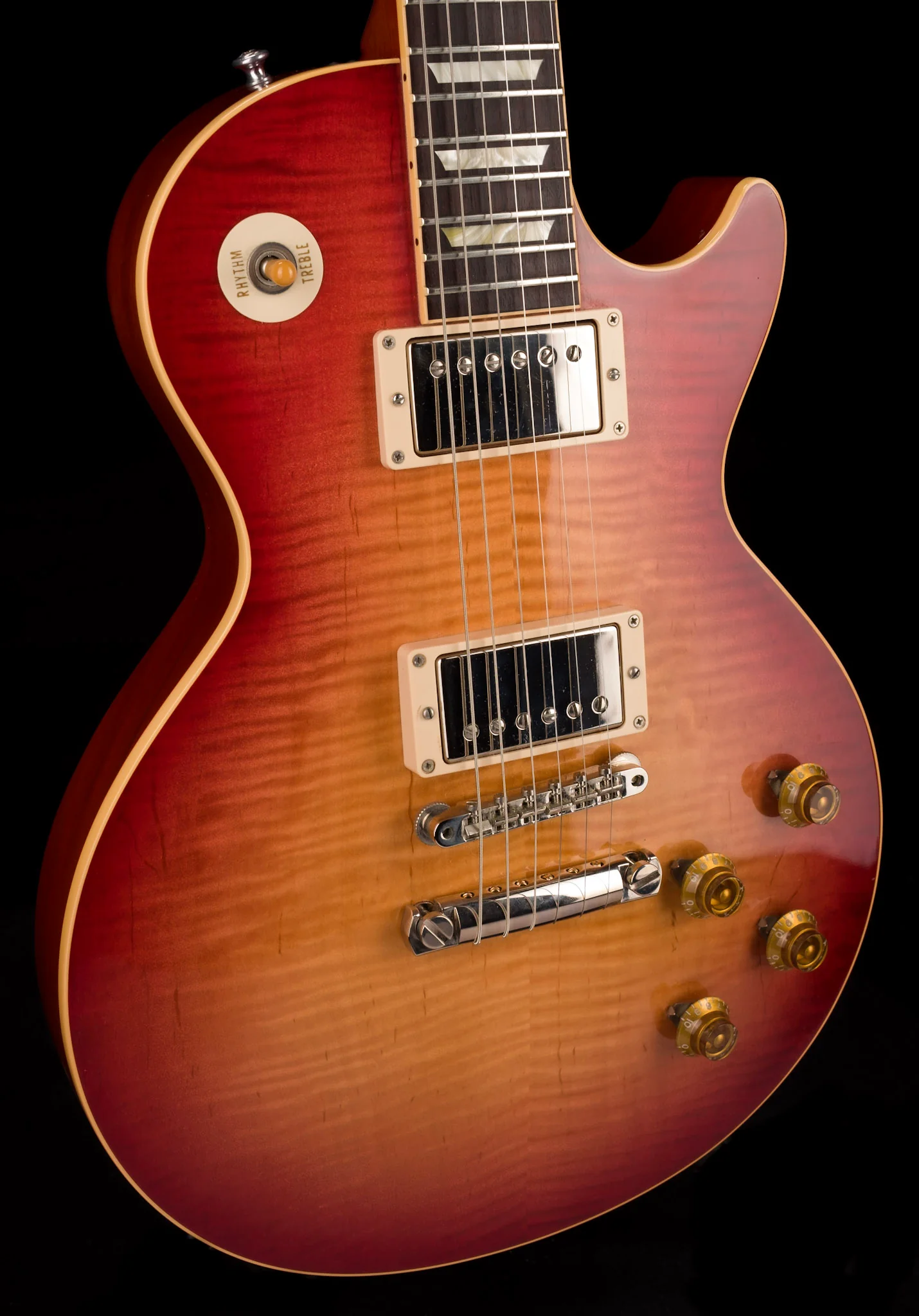 Pre Owned Gibson Custom Shop 1959 Les Paul Standard Heritage Cherry Burst W OHSC - Image 7