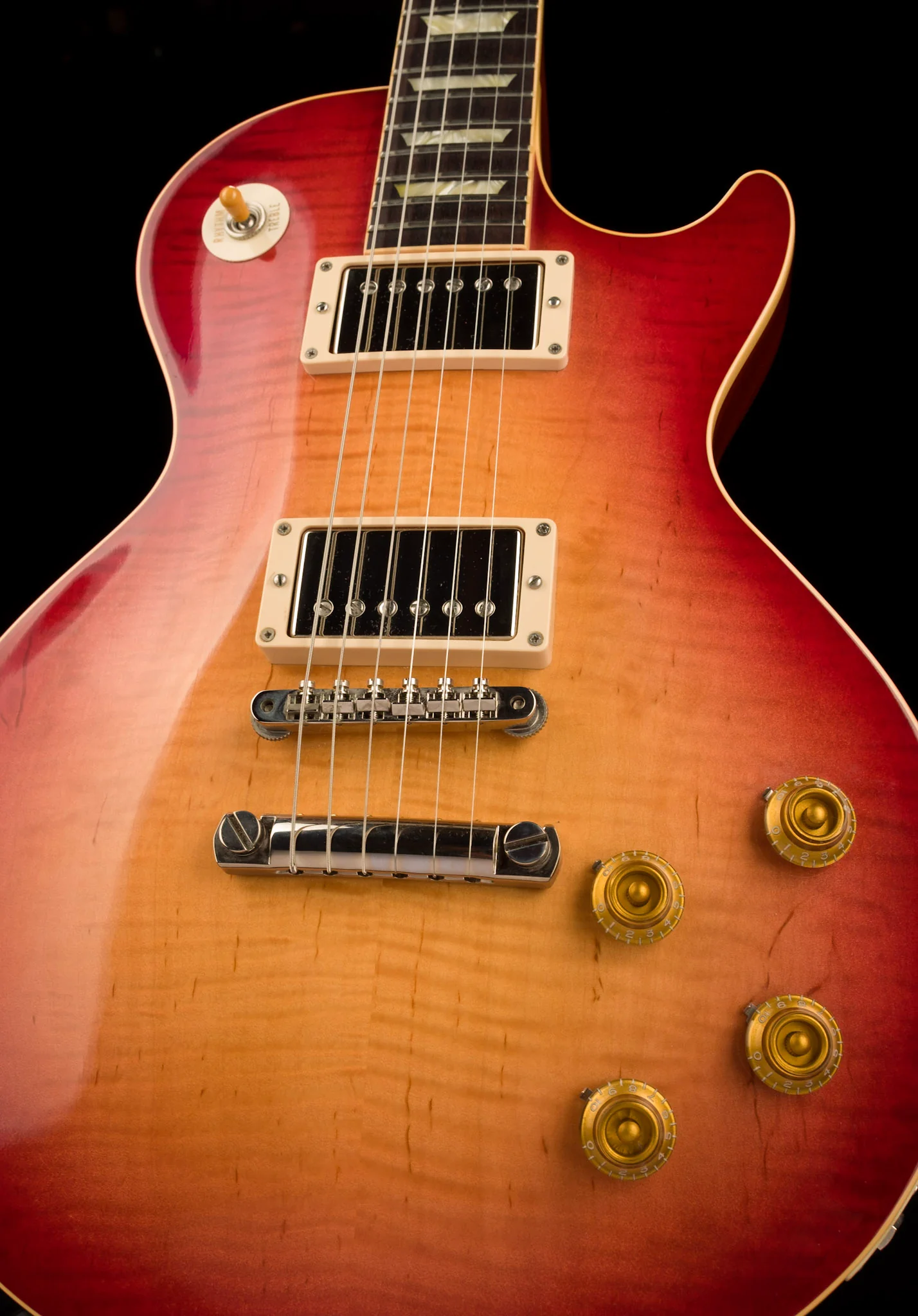 Pre Owned Gibson Custom Shop 1959 Les Paul Standard Heritage Cherry Burst W OHSC - Image 8