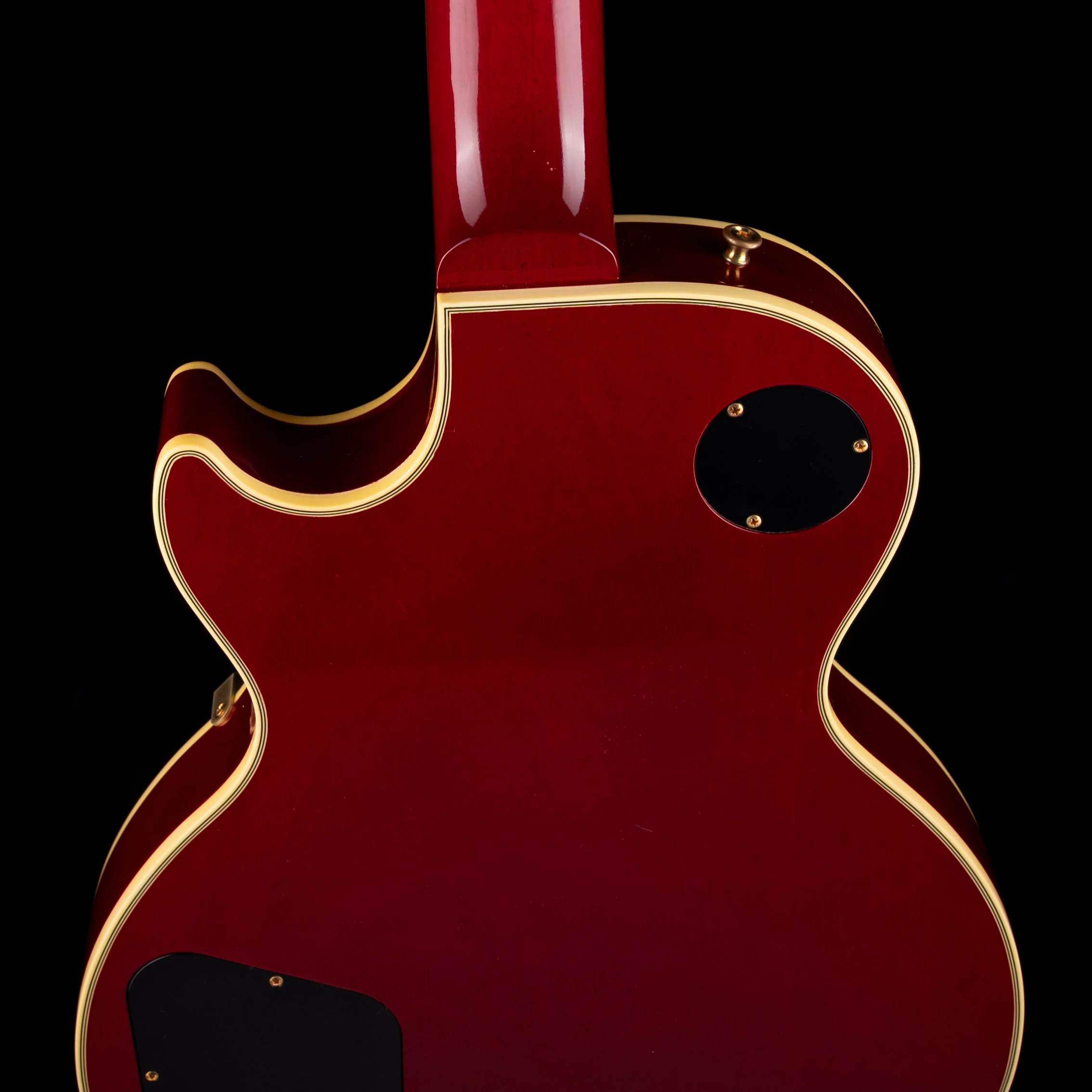 Pre Owned Gibson Custom Shop '68 Reissue Les Paul Custom Figured Tri-Burst With OHSC - Image 11