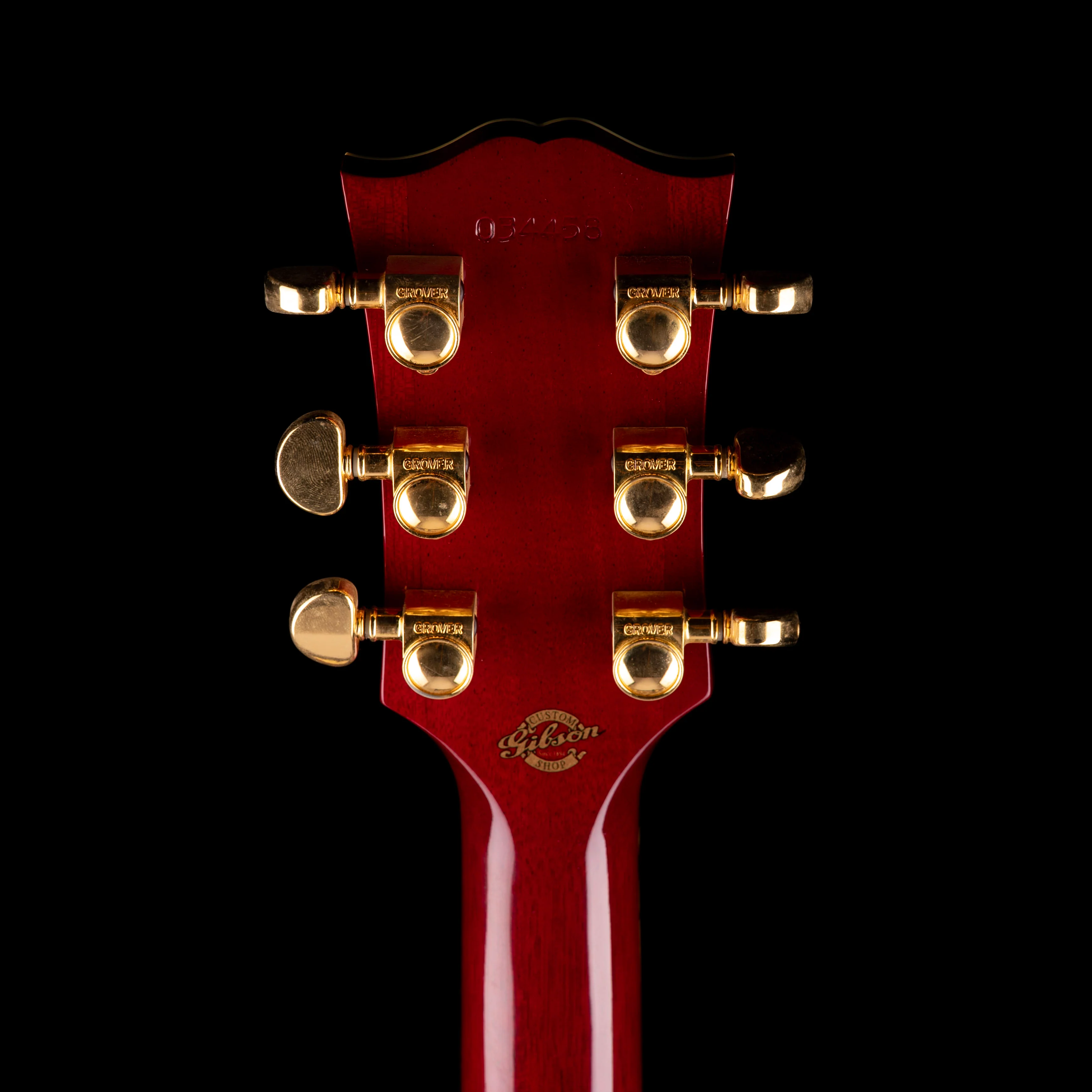 Pre Owned Gibson Custom Shop '68 Reissue Les Paul Custom Figured Tri-Burst With OHSC - Image 13