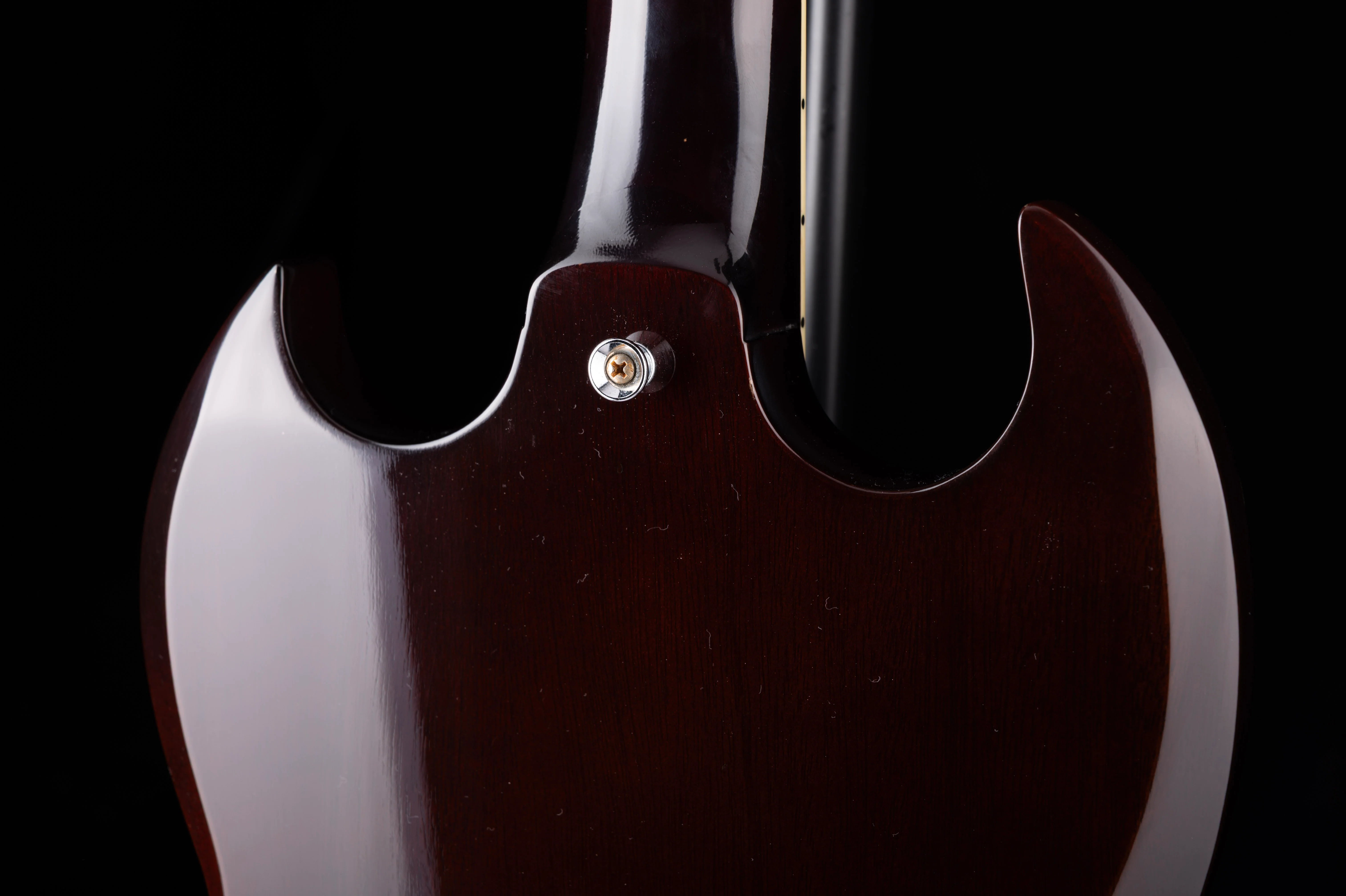 Pre Owned Gibson Custom Shop Angus Young Thunderstruck SG VOS  s/n 008 Aged Cherry With OHSC - Image 9