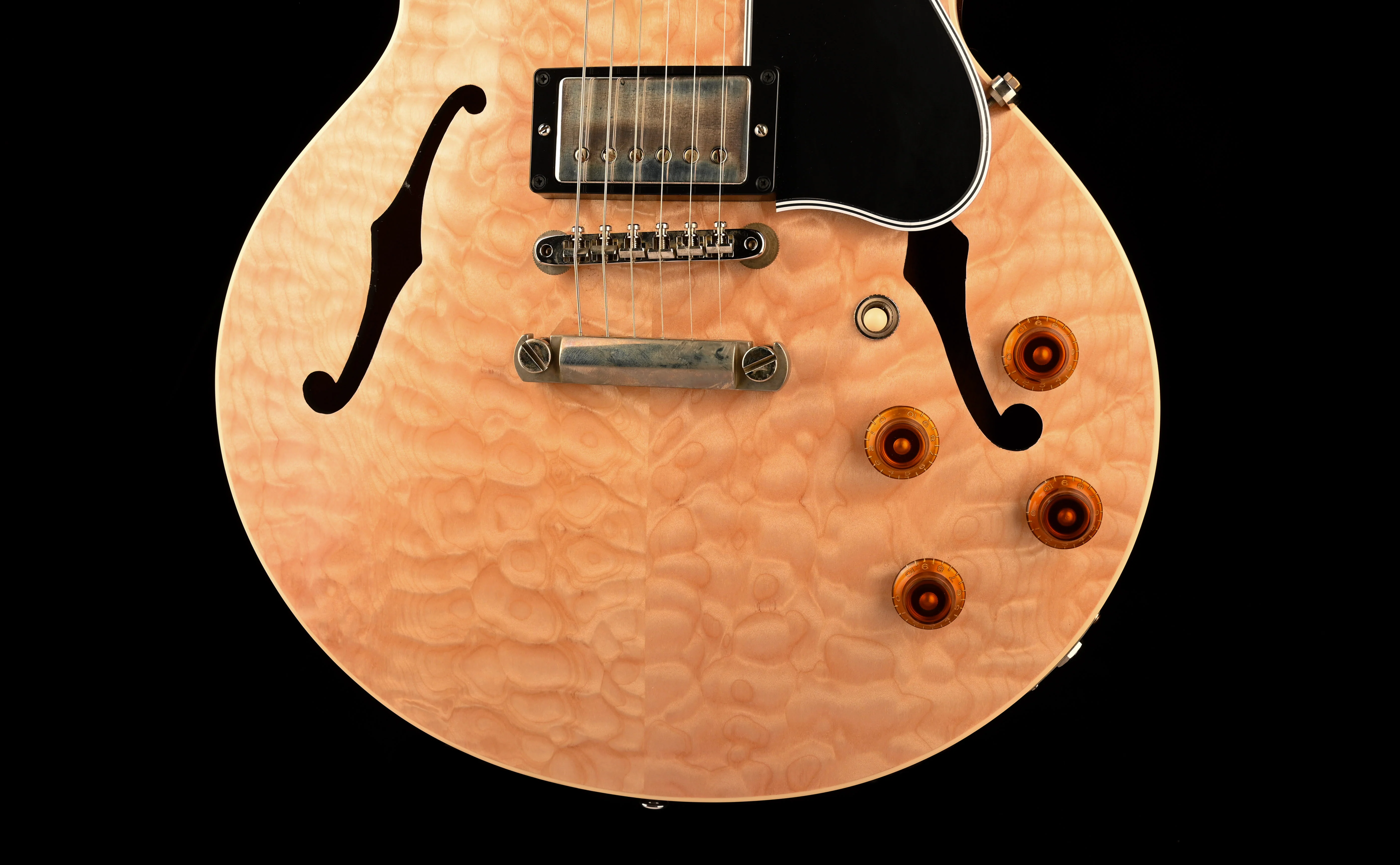 Pre Owned Gibson Custom Shop CS-336 Guitar 5A Quilt Maple Natural With OHSC - Image 5