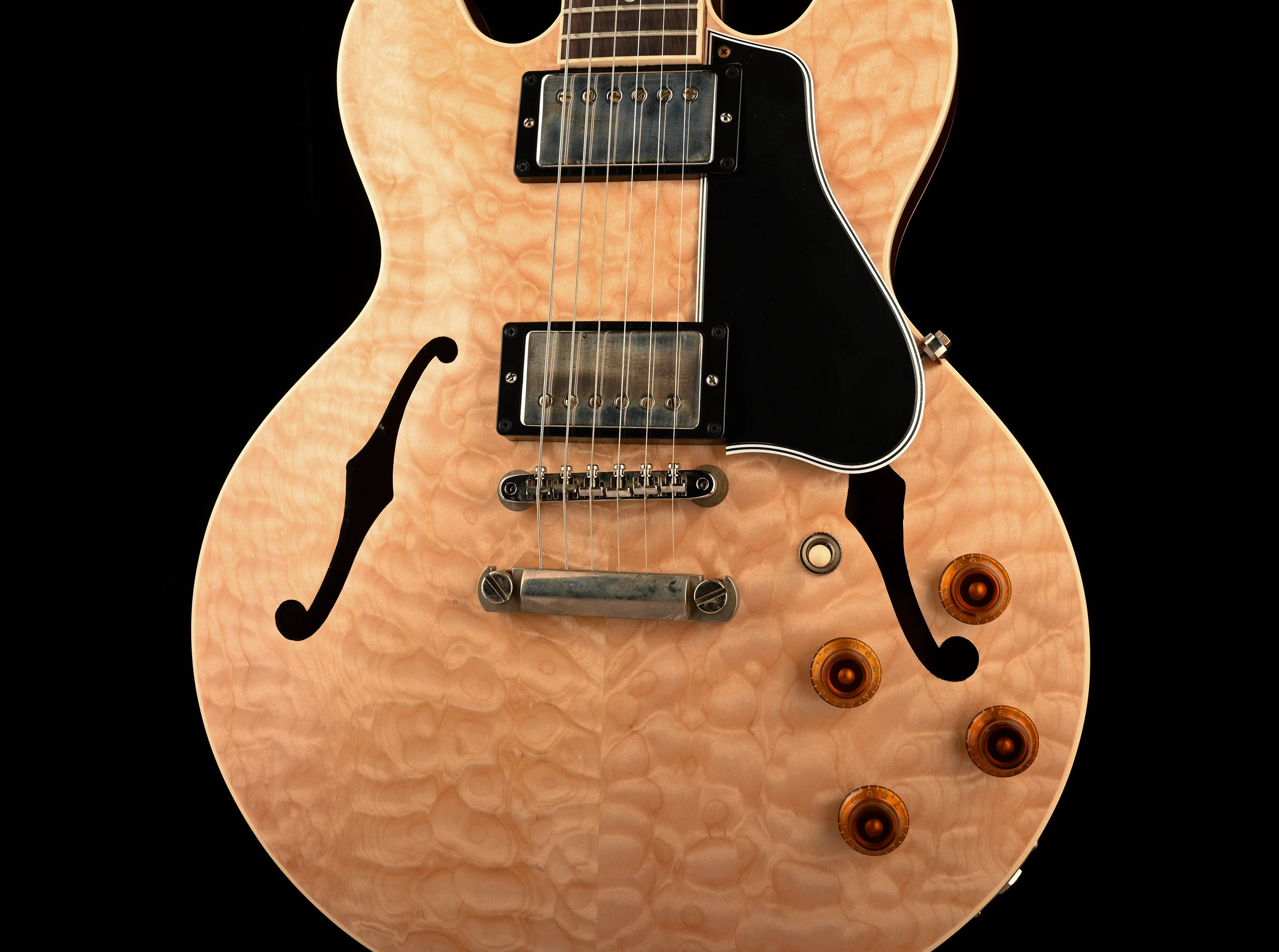 Pre Owned Gibson Custom Shop CS-336 Guitar 5A Quilt Maple Natural With OHSC - Image 6