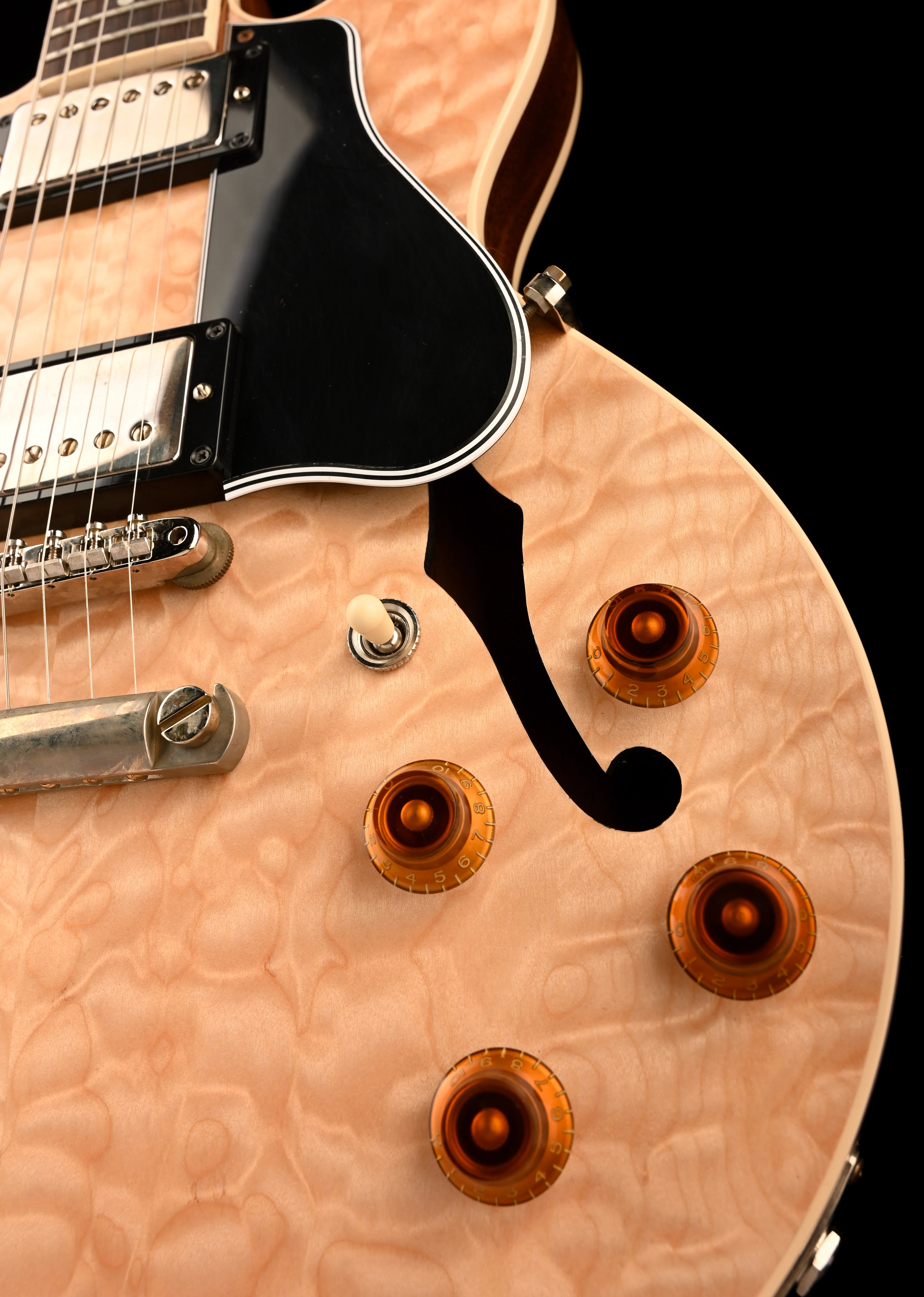 Pre Owned Gibson Custom Shop CS-336 Guitar 5A Quilt Maple Natural With OHSC - Image 8