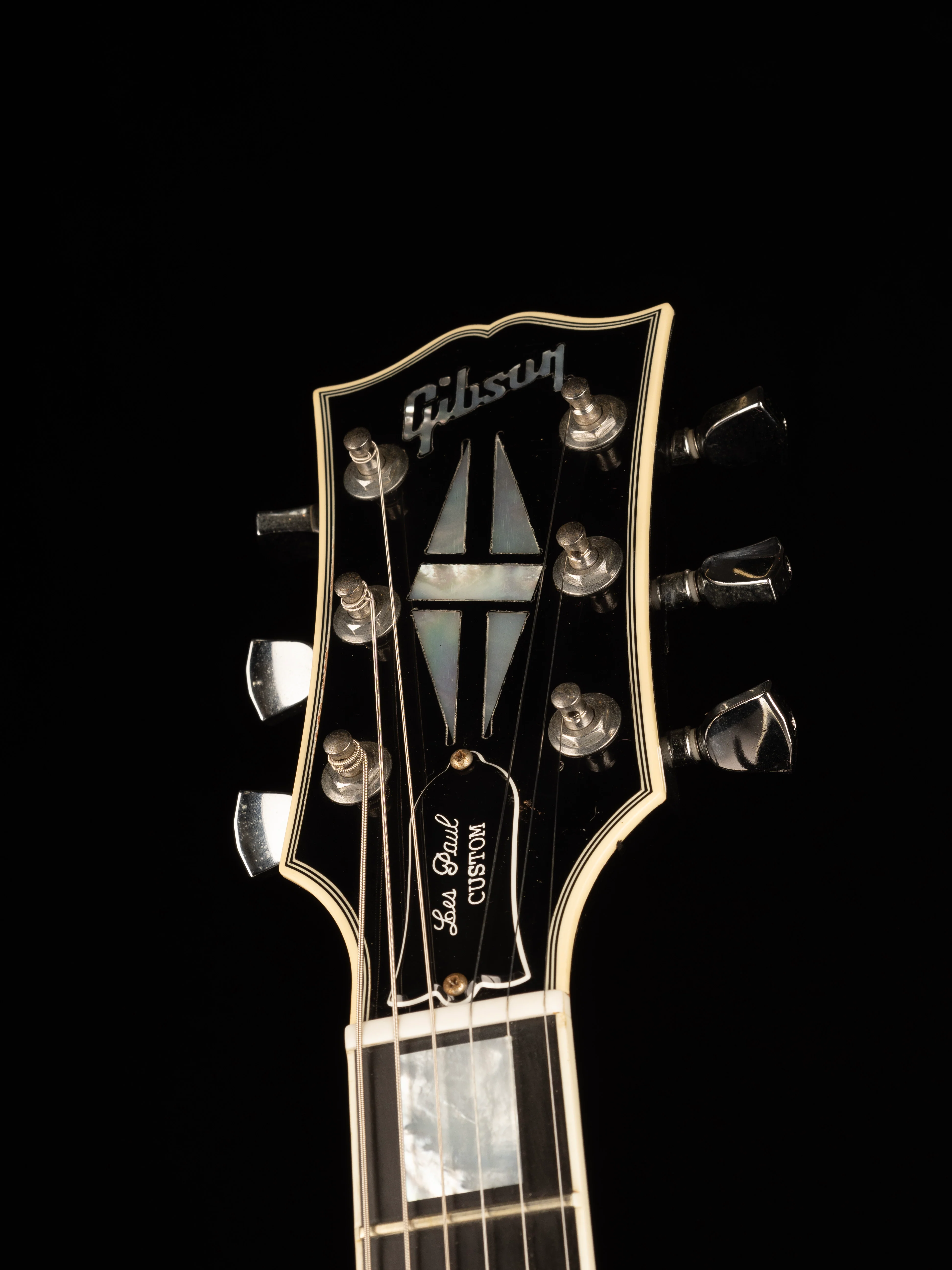 Pre Owned Gibson Custom Shop Les Paul Custom VOS Ebony With OHSC - Image 14