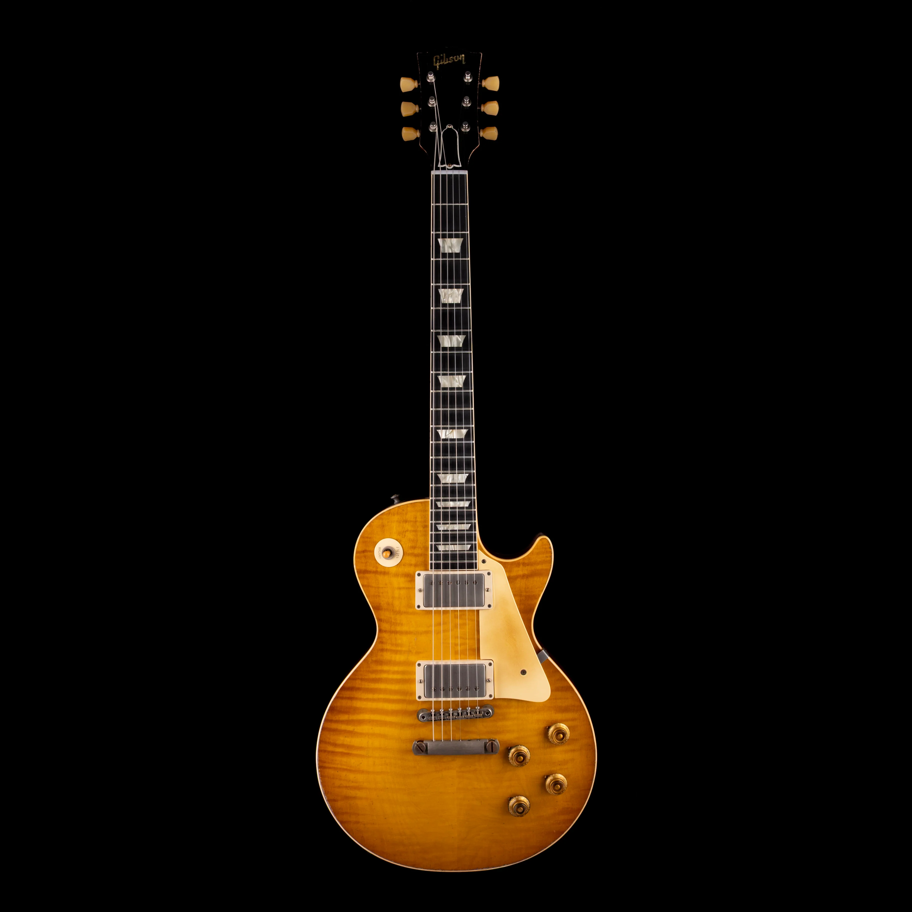 Pre Owned Gibson Custom Shop Limited Edition 1959 Les Paul Standard Murphy Aged Tom's Lemon Burst With OHSC - Image 2