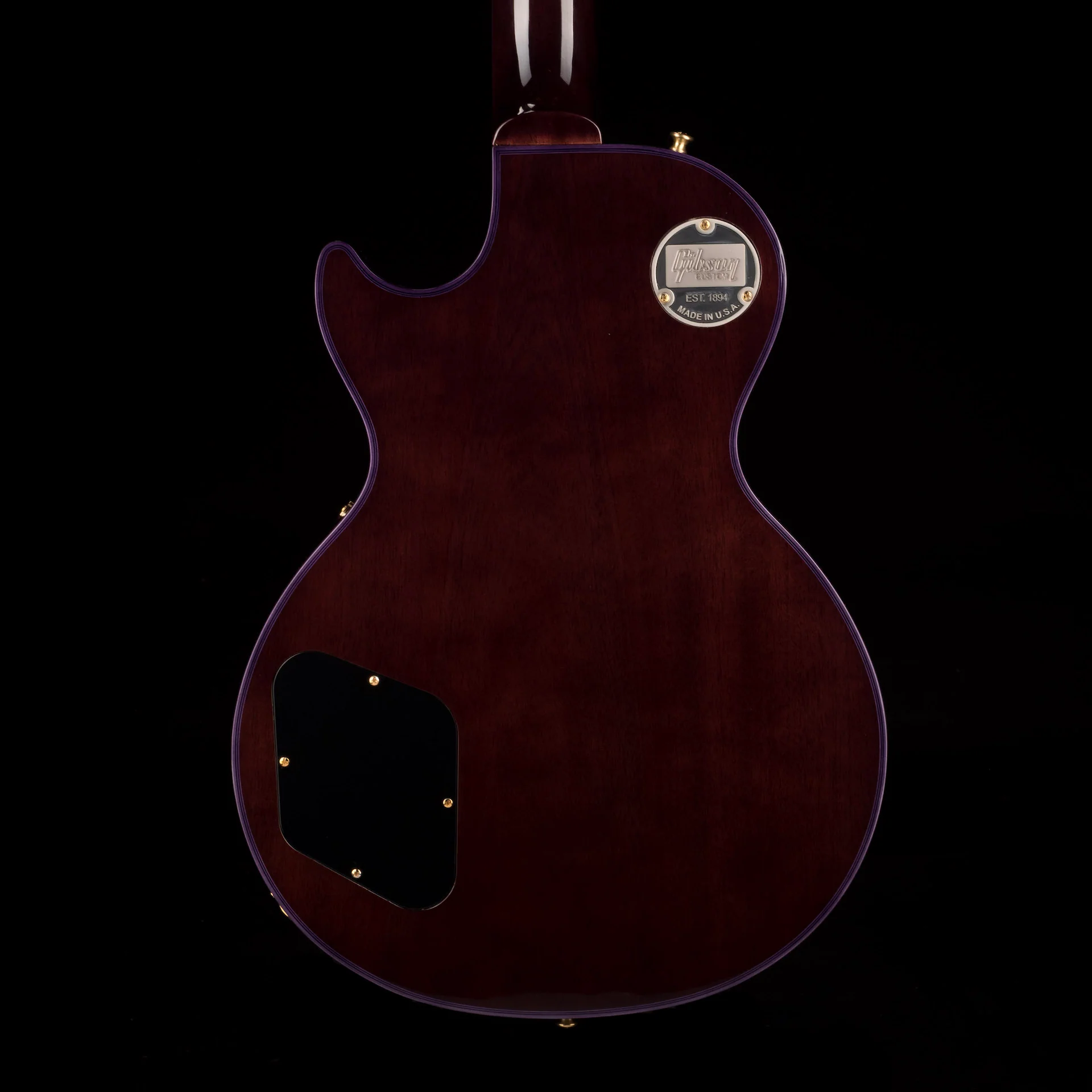 Pre Owned 2022 Gibson Custom Shop Les Paul Custom Purple Widow Burst With OHSC - Image 12