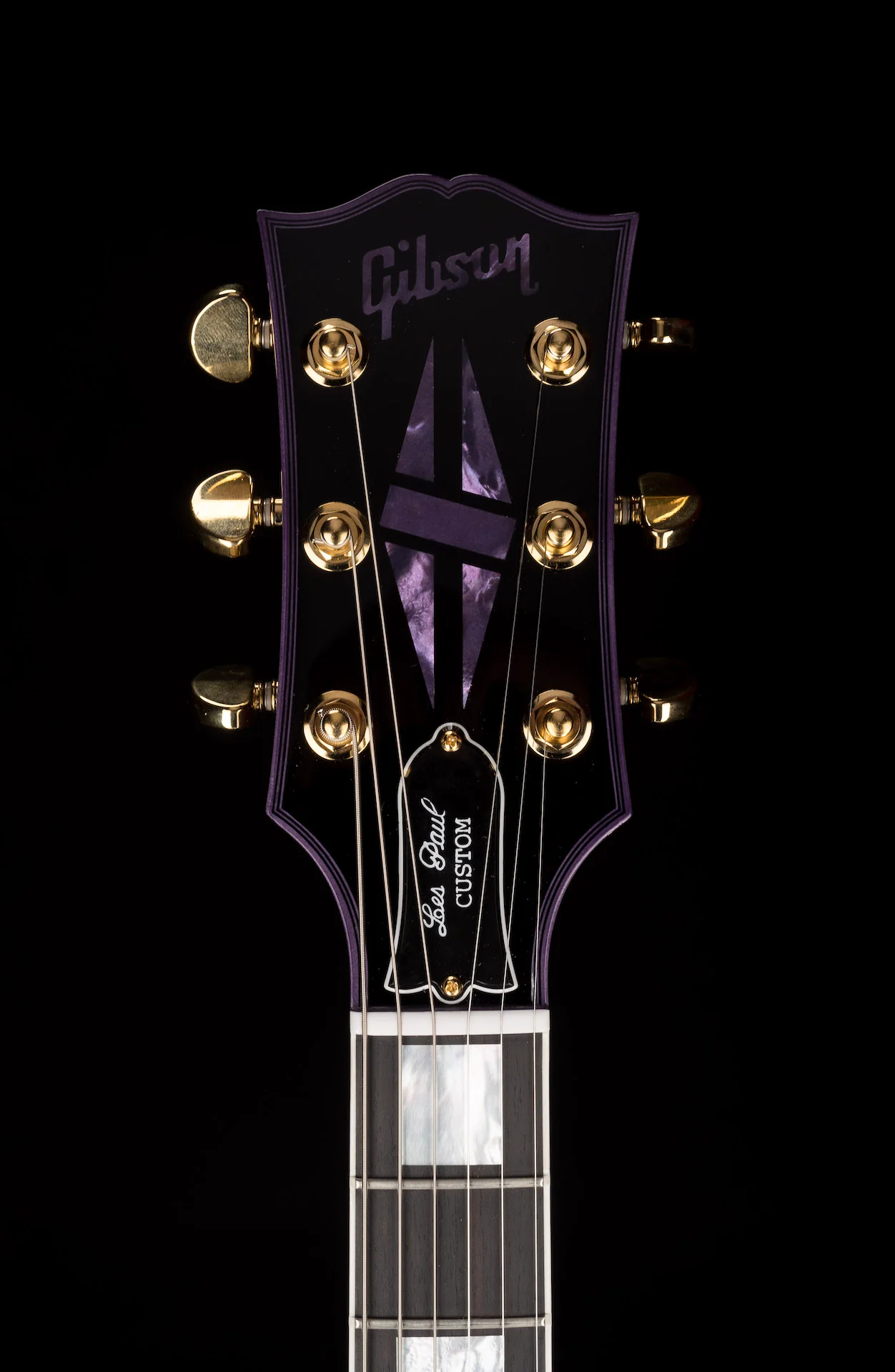 Pre Owned 2022 Gibson Custom Shop Les Paul Custom Purple Widow Burst With OHSC - Image 16