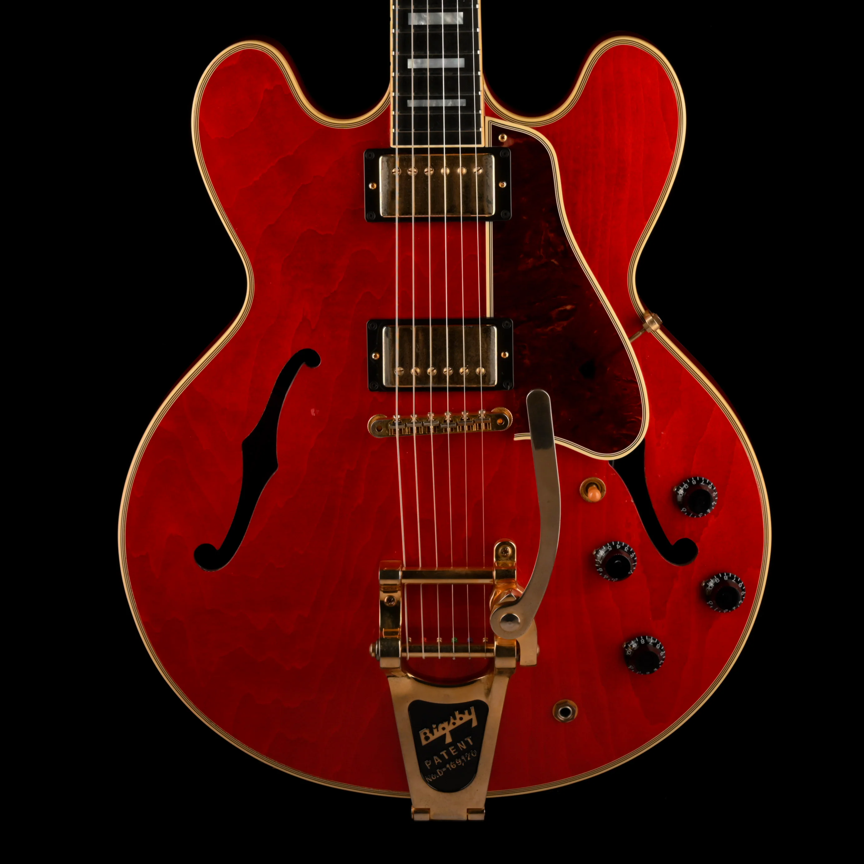 Pre Owned 2015 Gibson Memphis ES-355 Cherry With Bigsby With OHSC