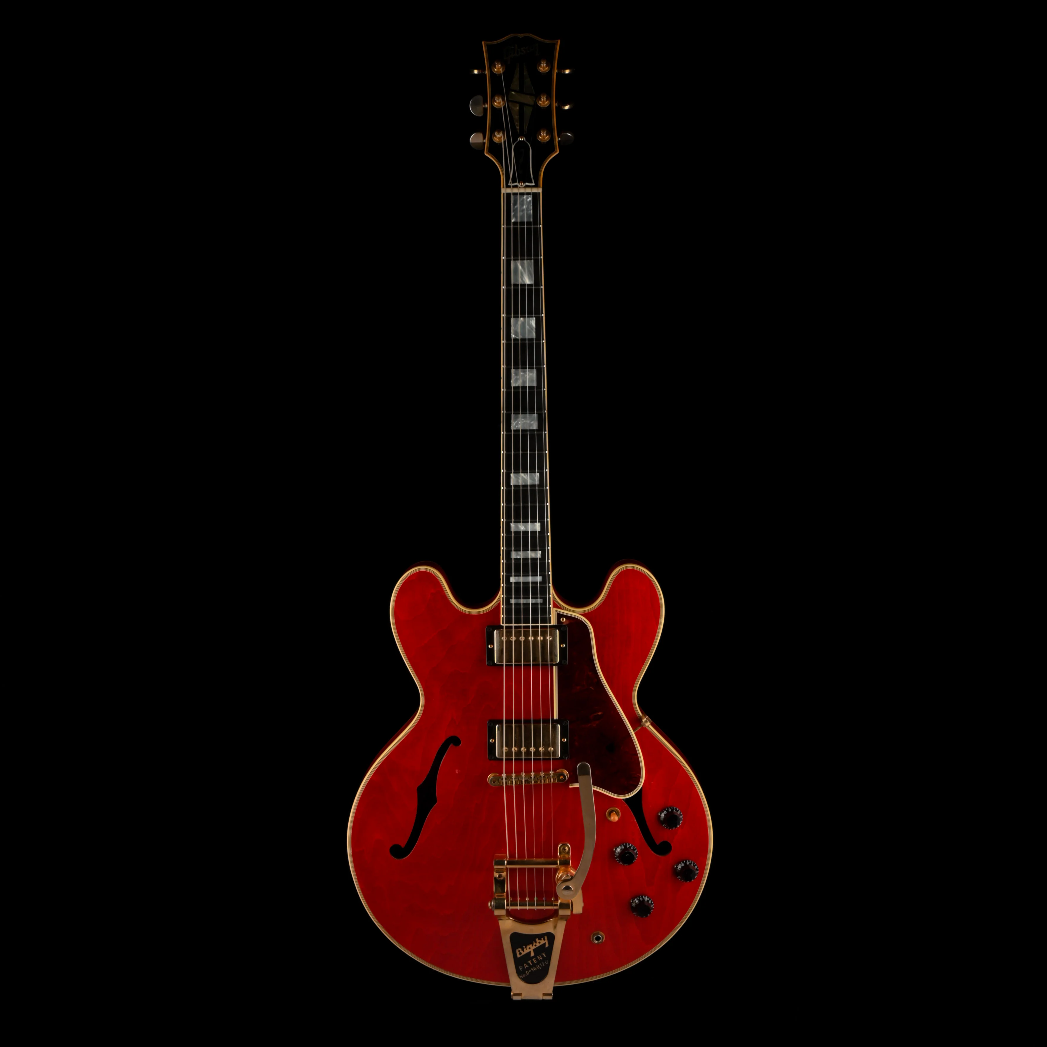 Pre Owned 2015 Gibson Memphis ES-355 Cherry With Bigsby With OHSC - Image 2