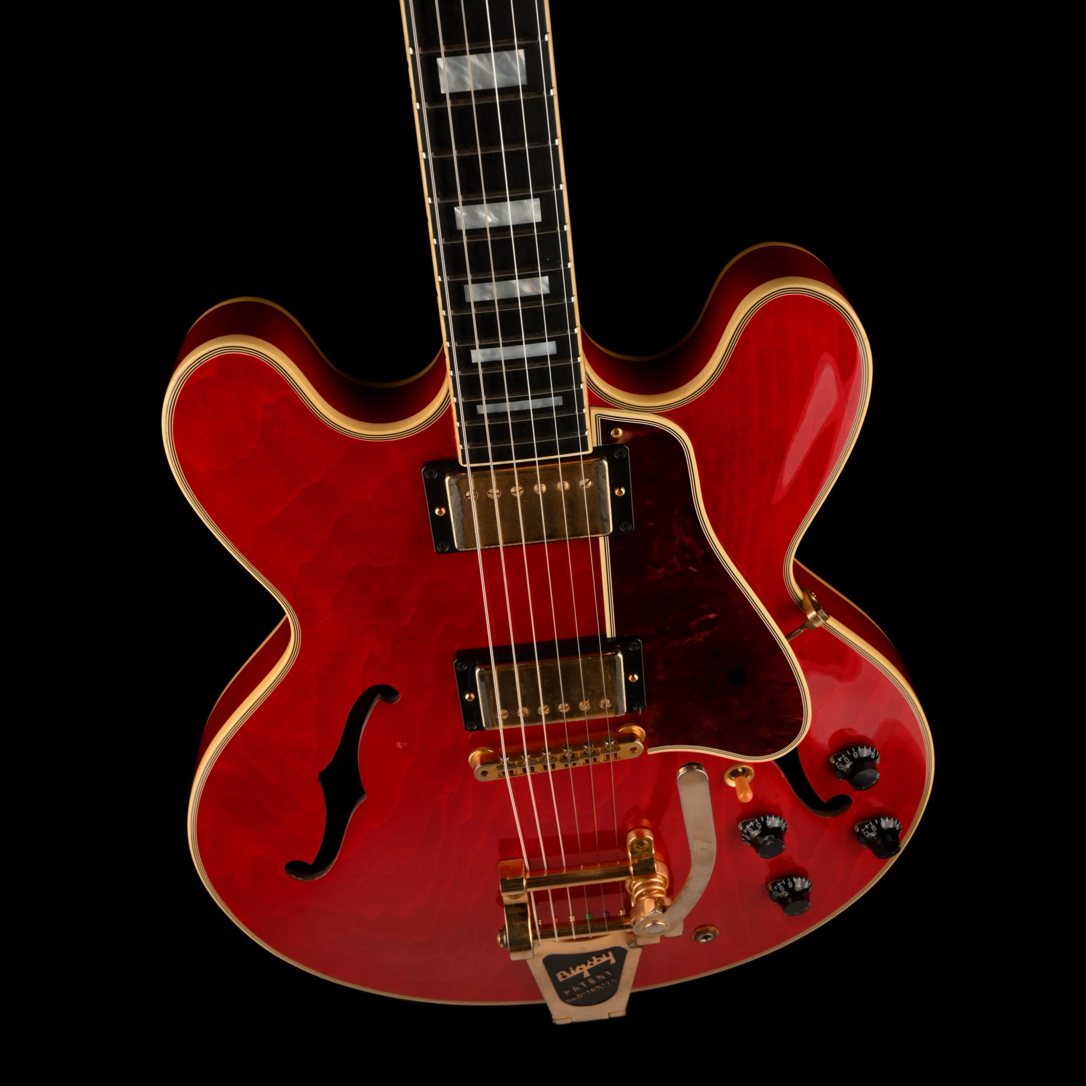 Pre Owned 2015 Gibson Memphis ES-355 Cherry With Bigsby With OHSC - Image 3