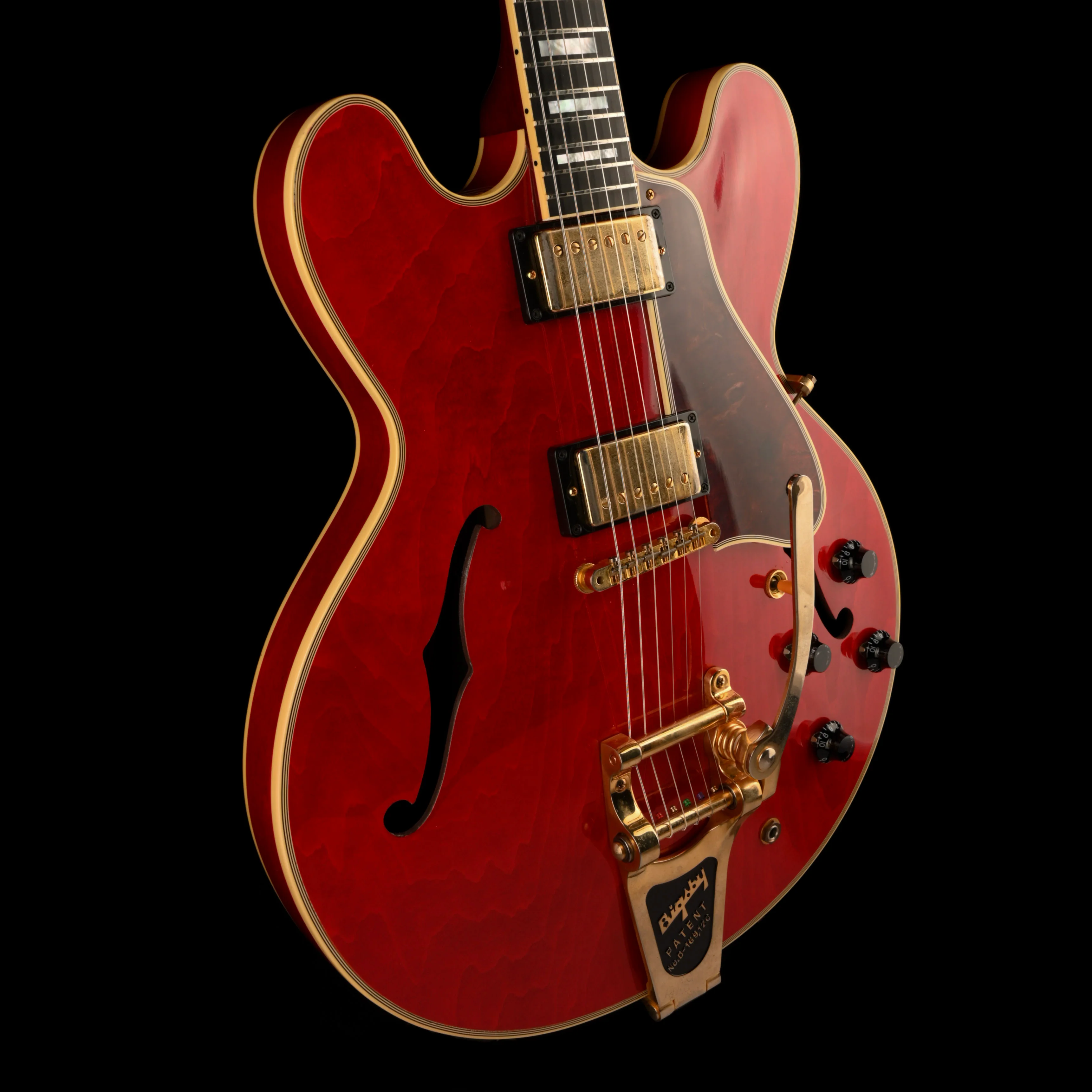 Pre Owned 2015 Gibson Memphis ES-355 Cherry With Bigsby With OHSC - Image 7