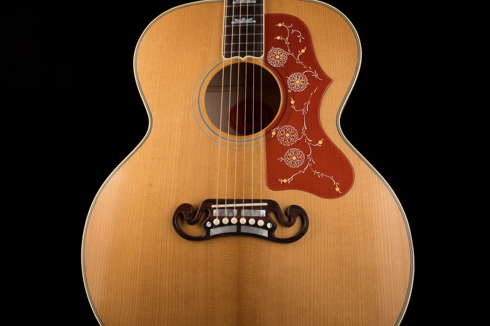 Pre Owned 2022 Gibson Custom Shop 1957 SJ-200 Antique Natural With OHSC - Image 6