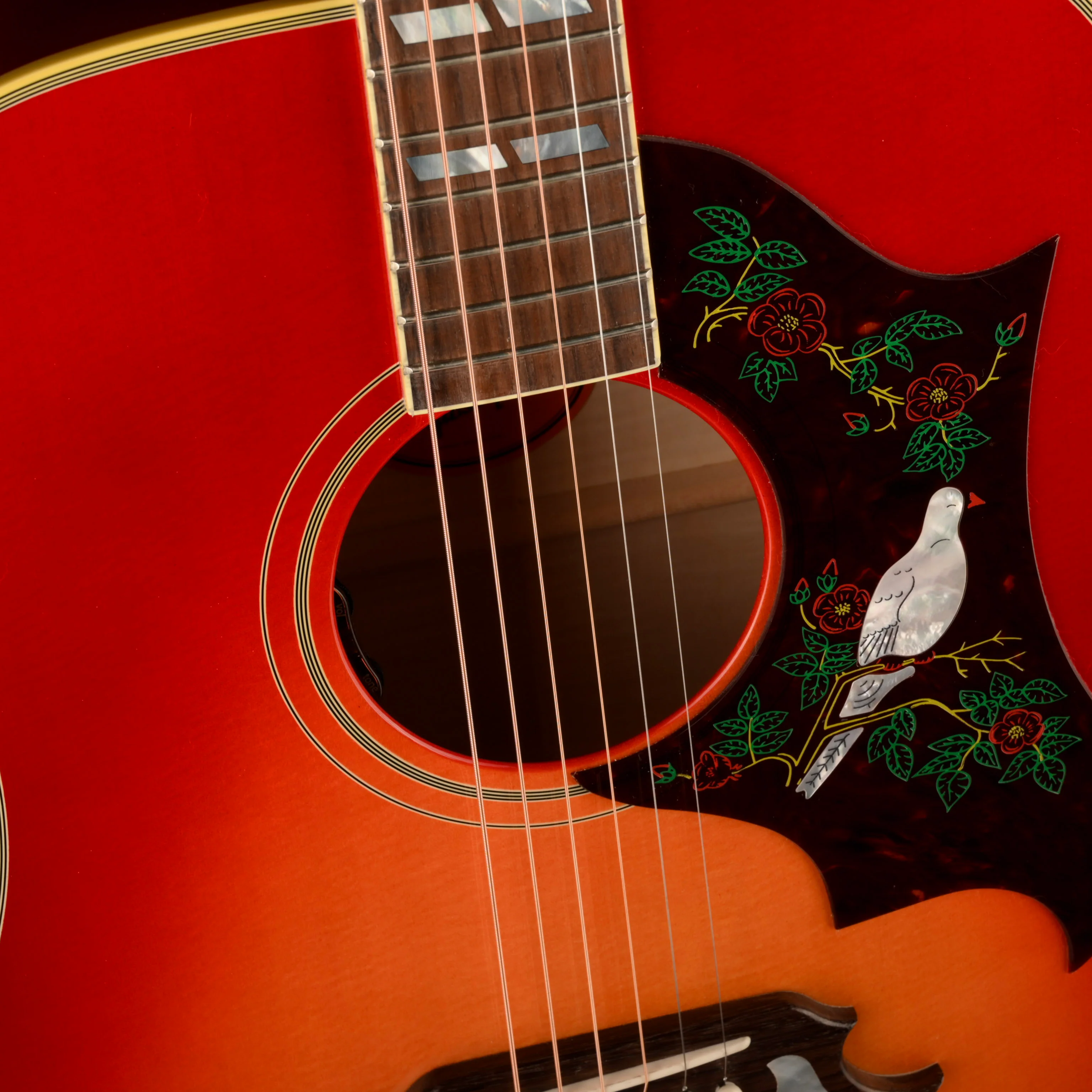 Used 2024 Gibson Dove Original Vintage Cherry Sunburst Acoustic Electric Guitar W OHSC - Image 4