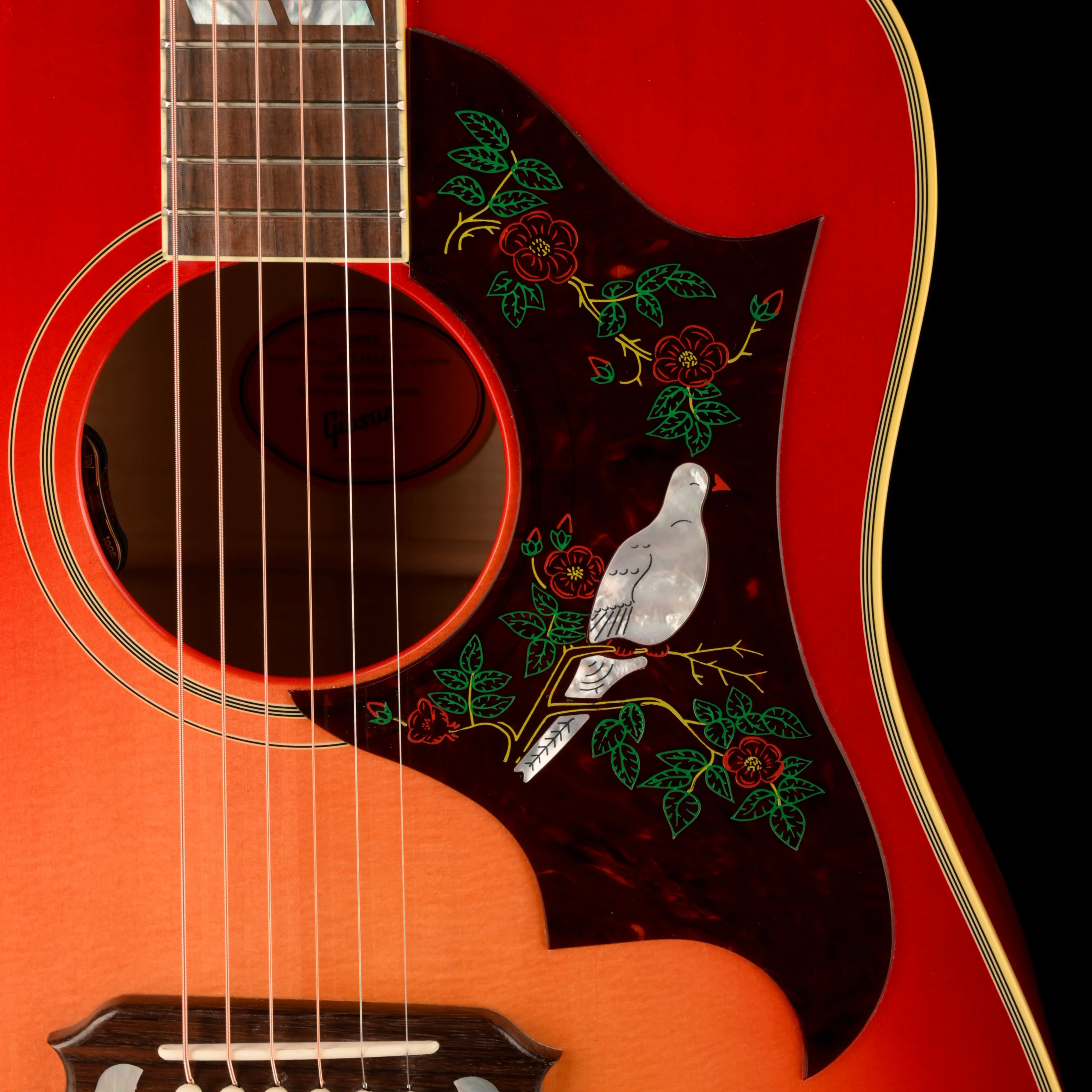 Used 2024 Gibson Dove Original Vintage Cherry Sunburst Acoustic Electric Guitar W OHSC - Image 5
