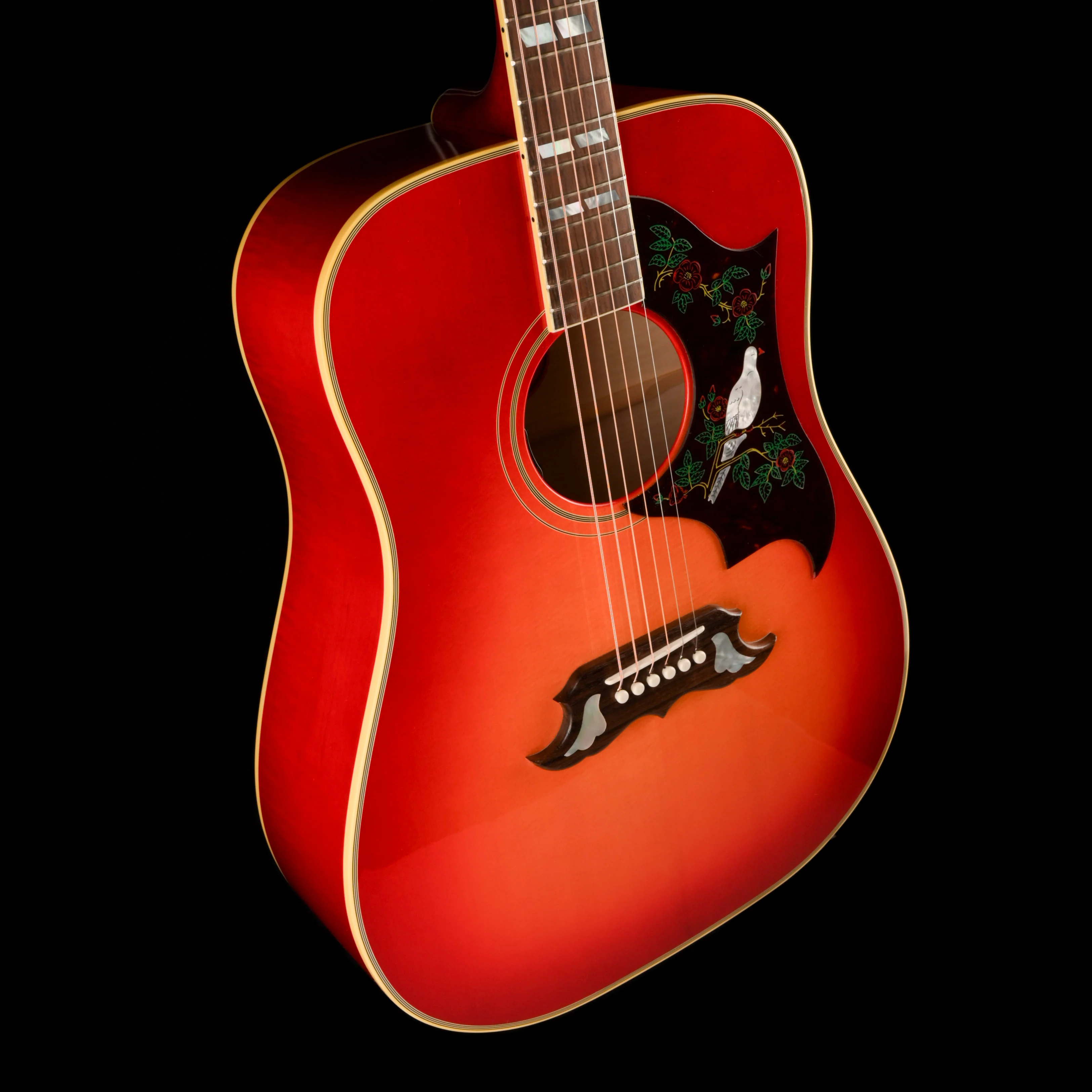 Used 2024 Gibson Dove Original Vintage Cherry Sunburst Acoustic Electric Guitar W OHSC - Image 7