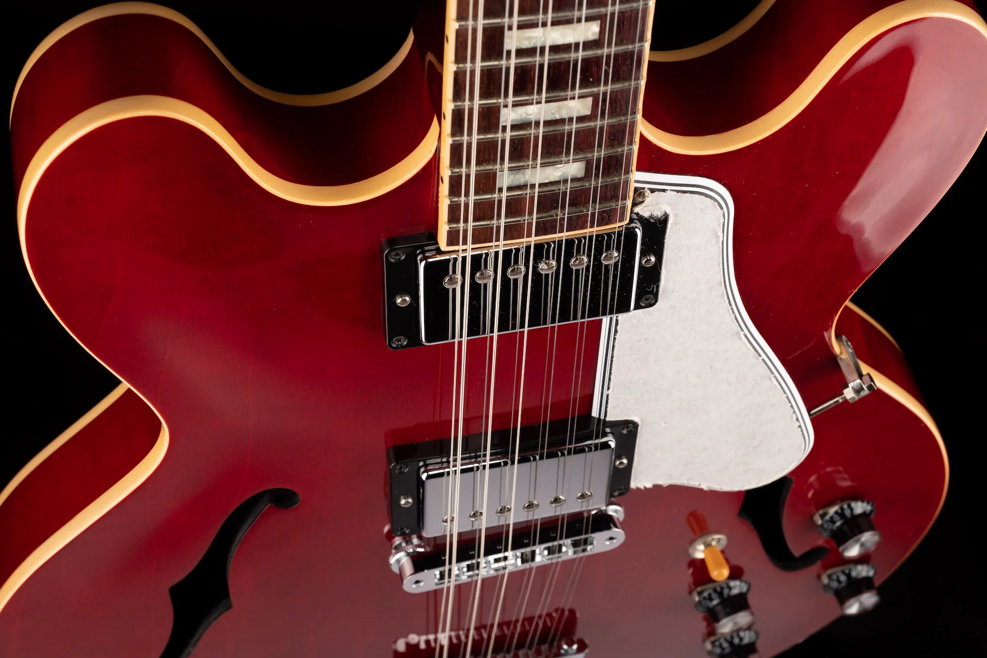 Pre Owned 2013 Gibson ES-335-12 Cherry 12-String with OHSC - Jeffrey Foskett Collection - Image 10