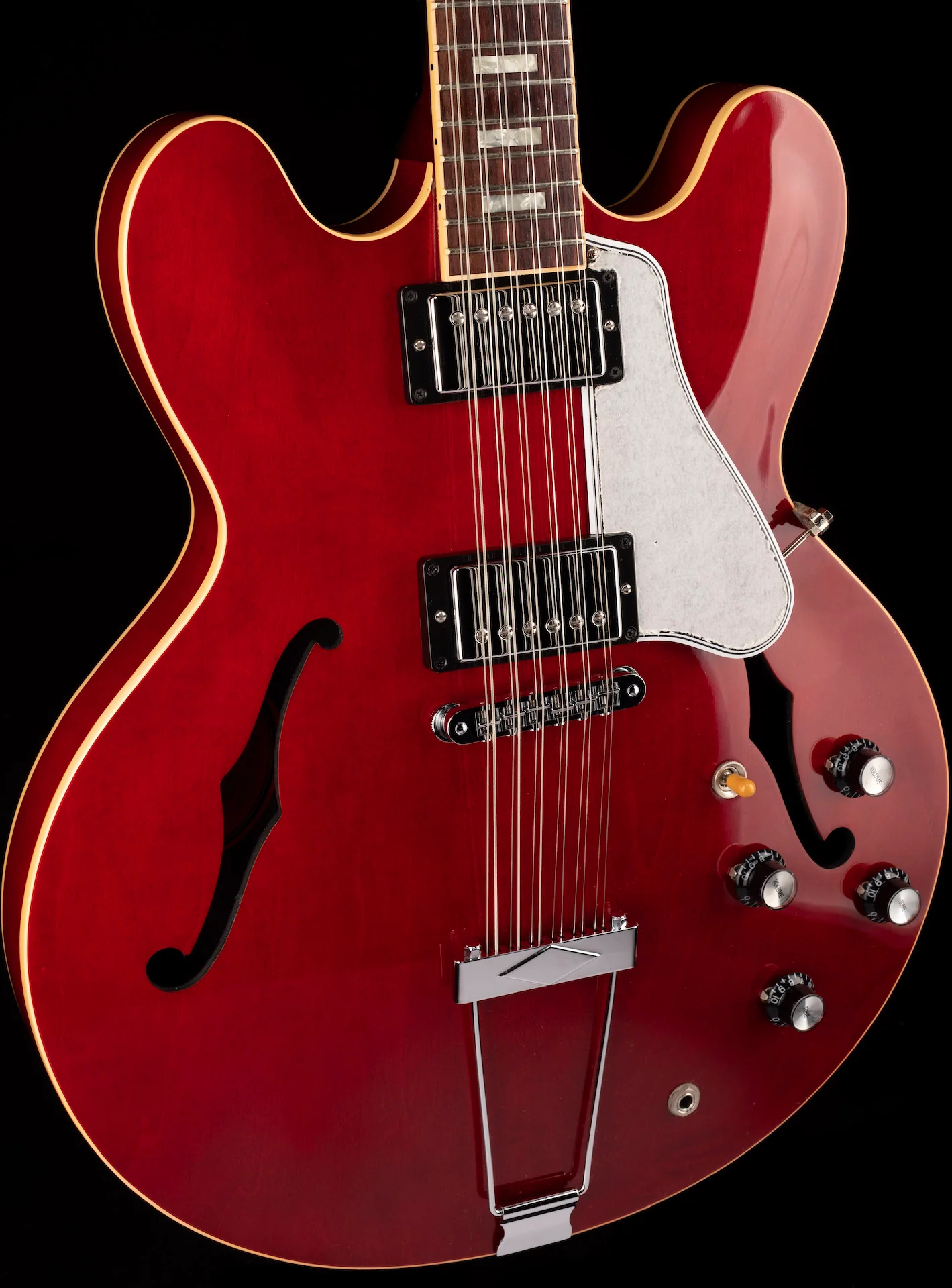 Pre Owned 2013 Gibson ES-335-12 Cherry 12-String with OHSC - Jeffrey Foskett Collection - Image 11