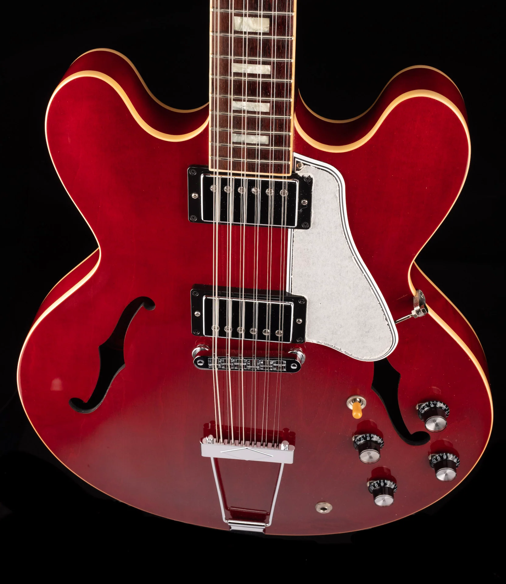 Pre Owned 2013 Gibson ES-335-12 Cherry 12-String with OHSC - Jeffrey Foskett Collection - Image 4