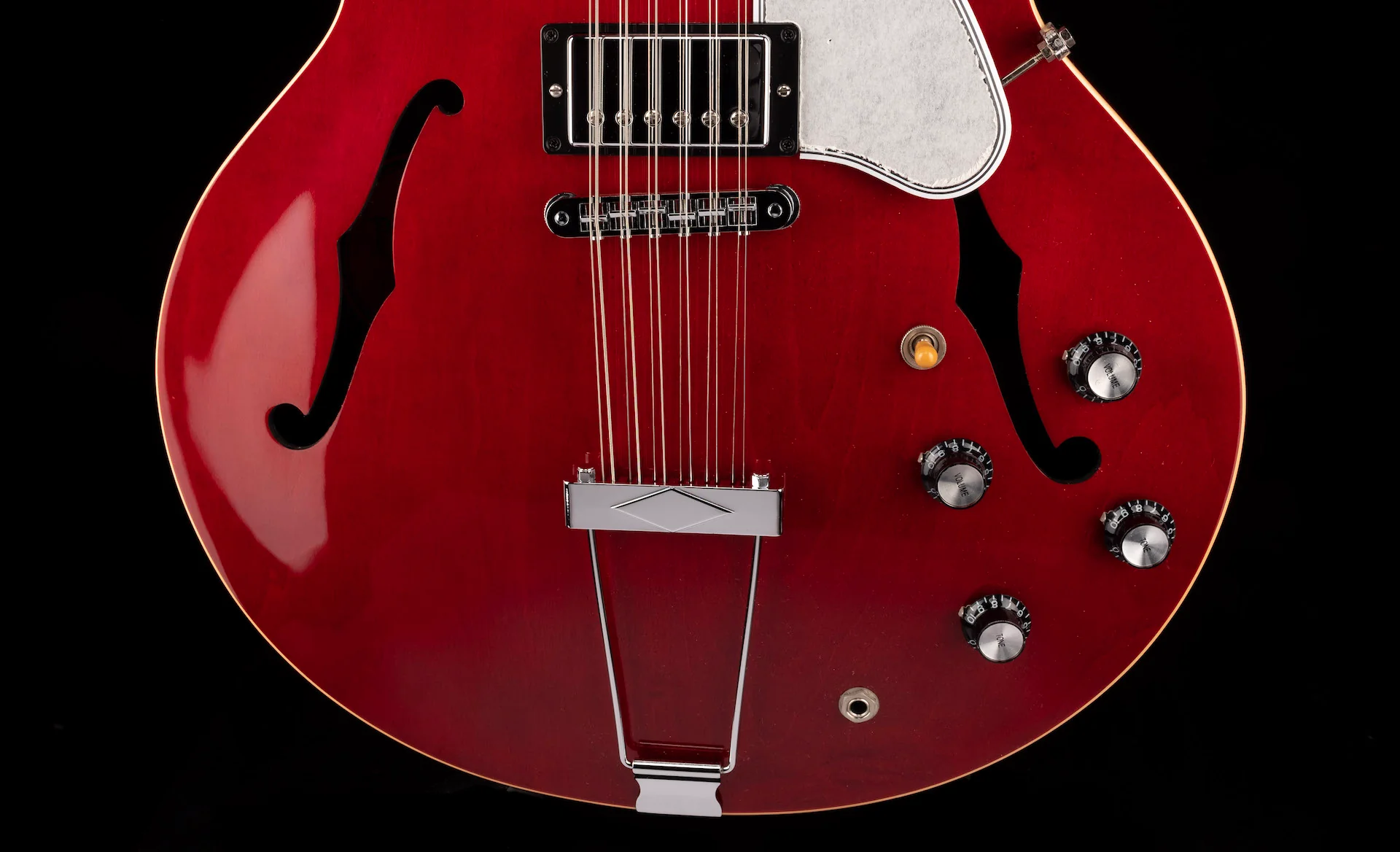 Pre Owned 2013 Gibson ES-335-12 Cherry 12-String with OHSC - Jeffrey Foskett Collection - Image 5