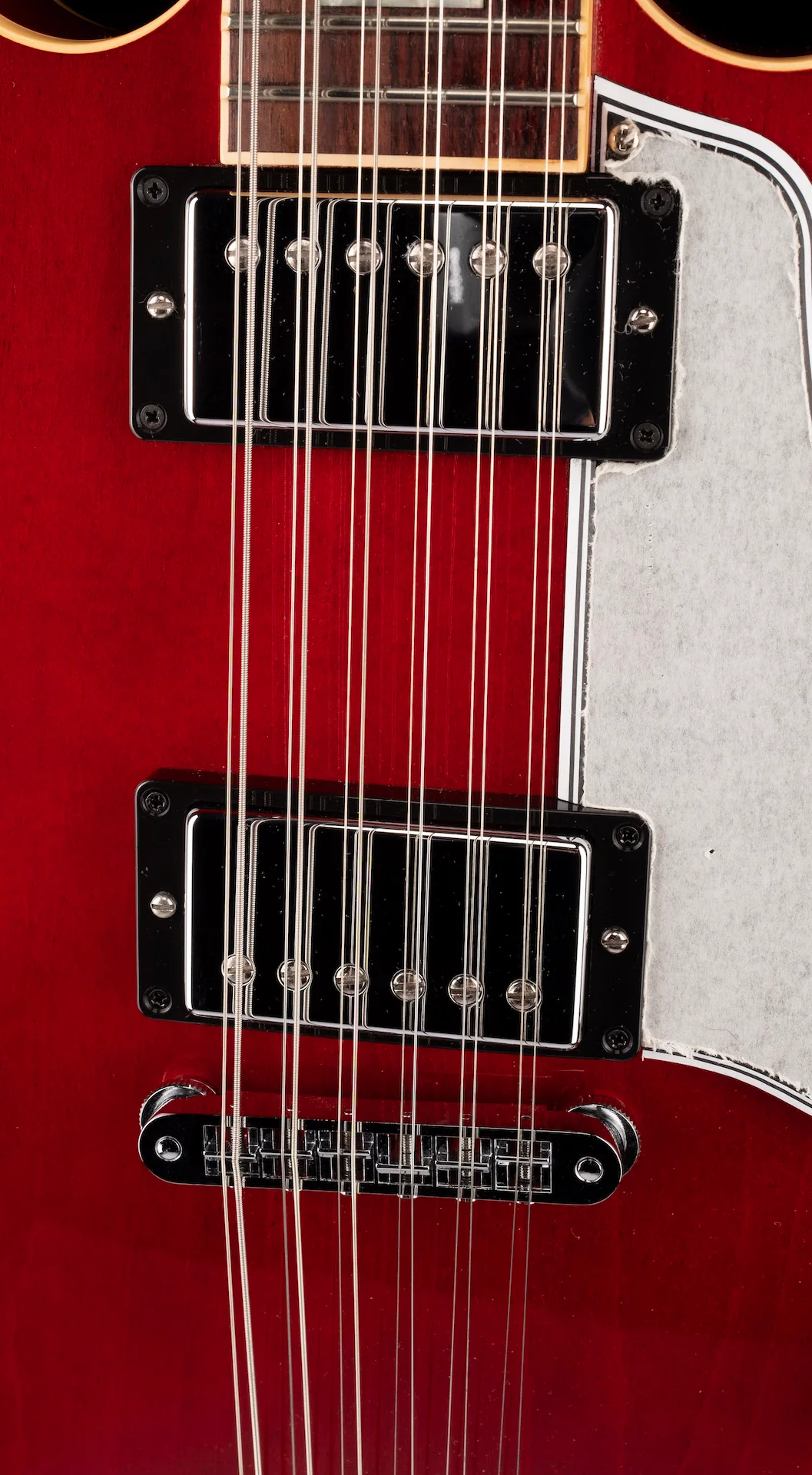 Pre Owned 2013 Gibson ES-335-12 Cherry 12-String with OHSC - Jeffrey Foskett Collection - Image 6