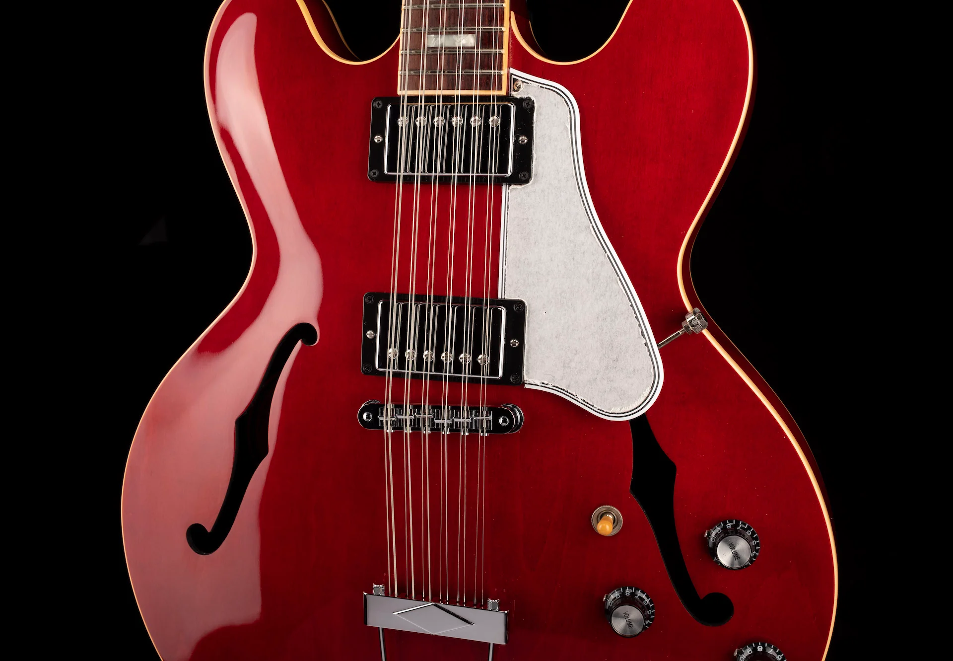 Pre Owned 2013 Gibson ES-335-12 Cherry 12-String with OHSC - Jeffrey Foskett Collection - Image 8