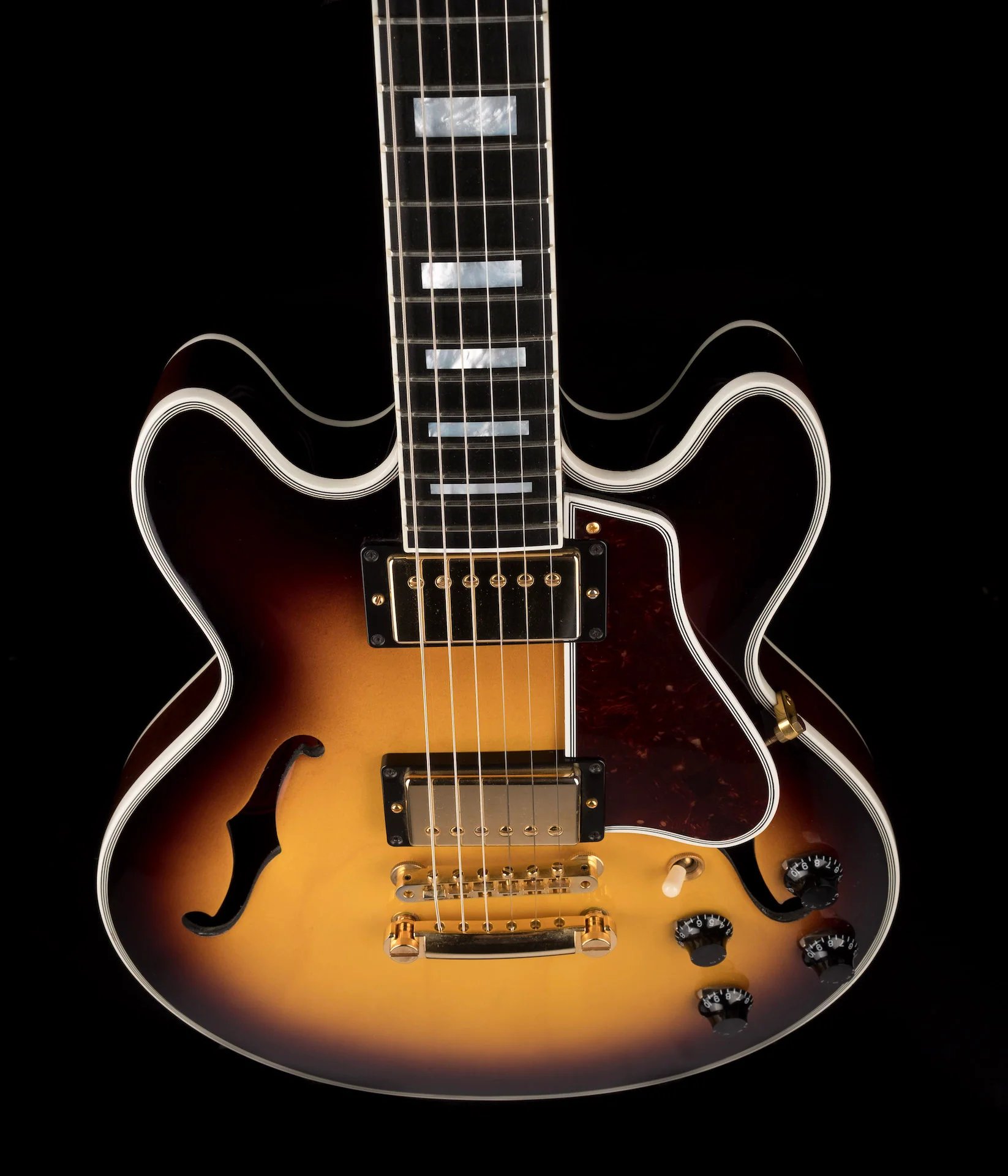 Pre Owned Gibson Custom Shop ES-359 Vintage Sunburst With OHSC - Image 4