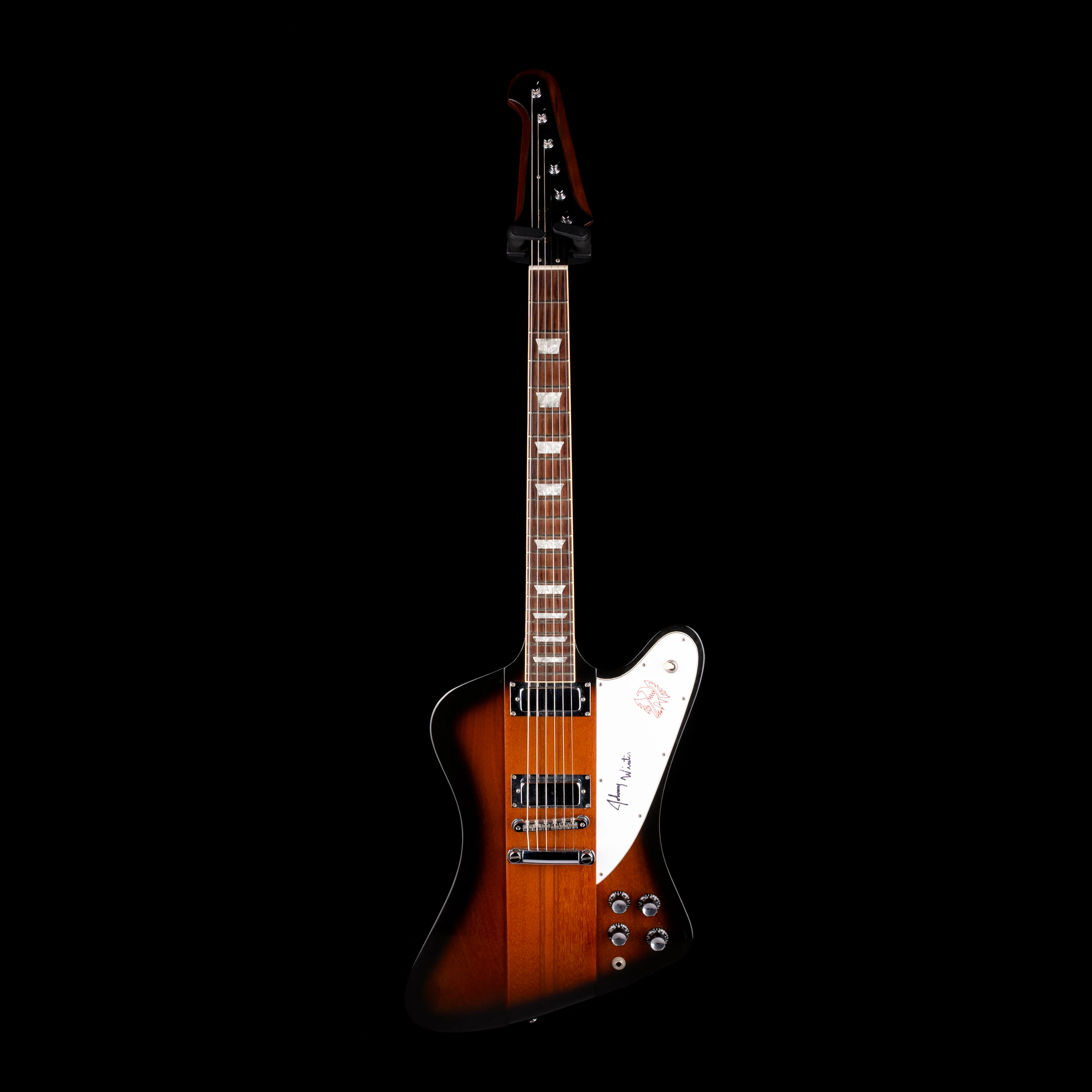 Pre Owned 1997 Gibson Firebird Signed by Johnny Winter With OHSC - Image 2