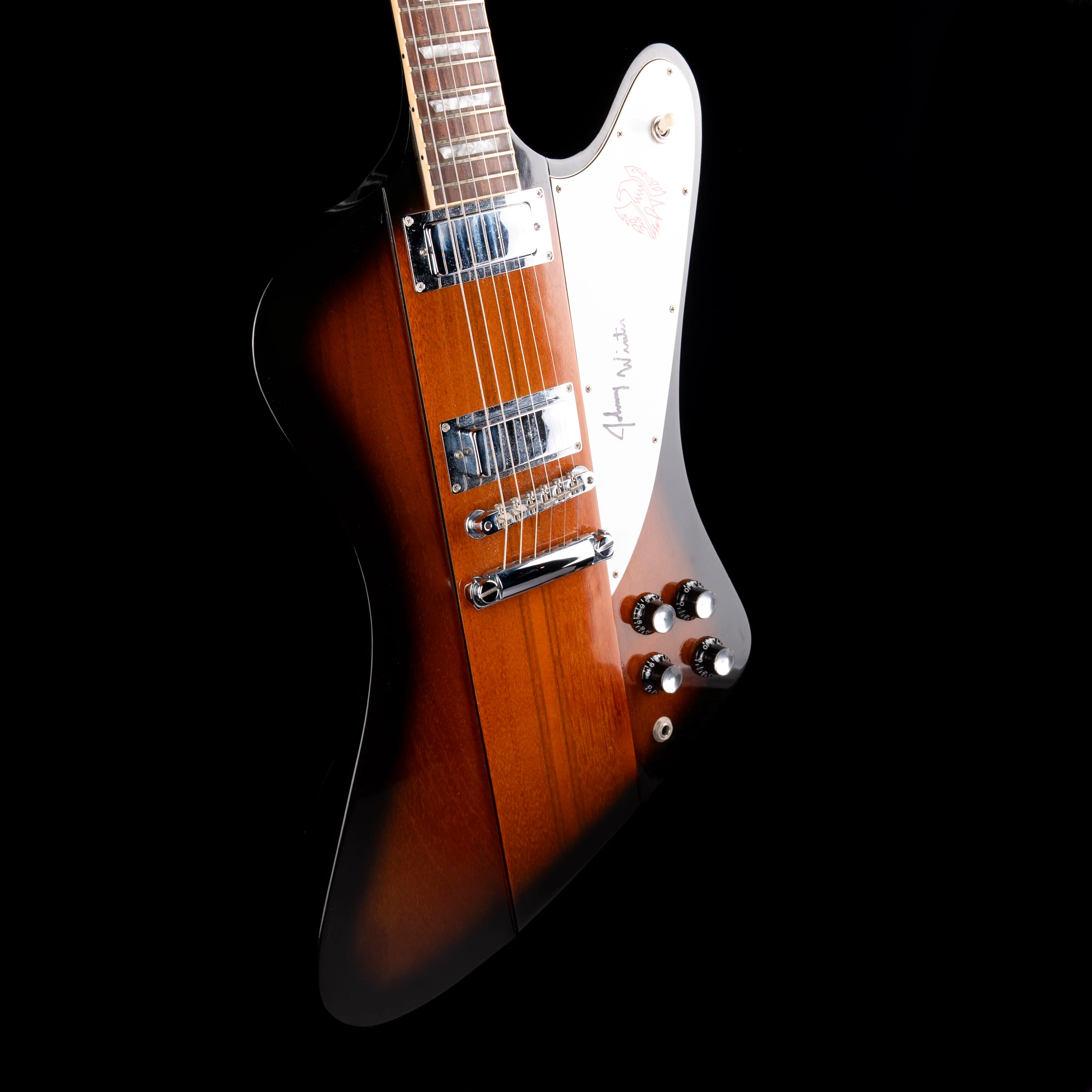 Pre Owned 1997 Gibson Firebird Signed by Johnny Winter With OHSC - Image 6