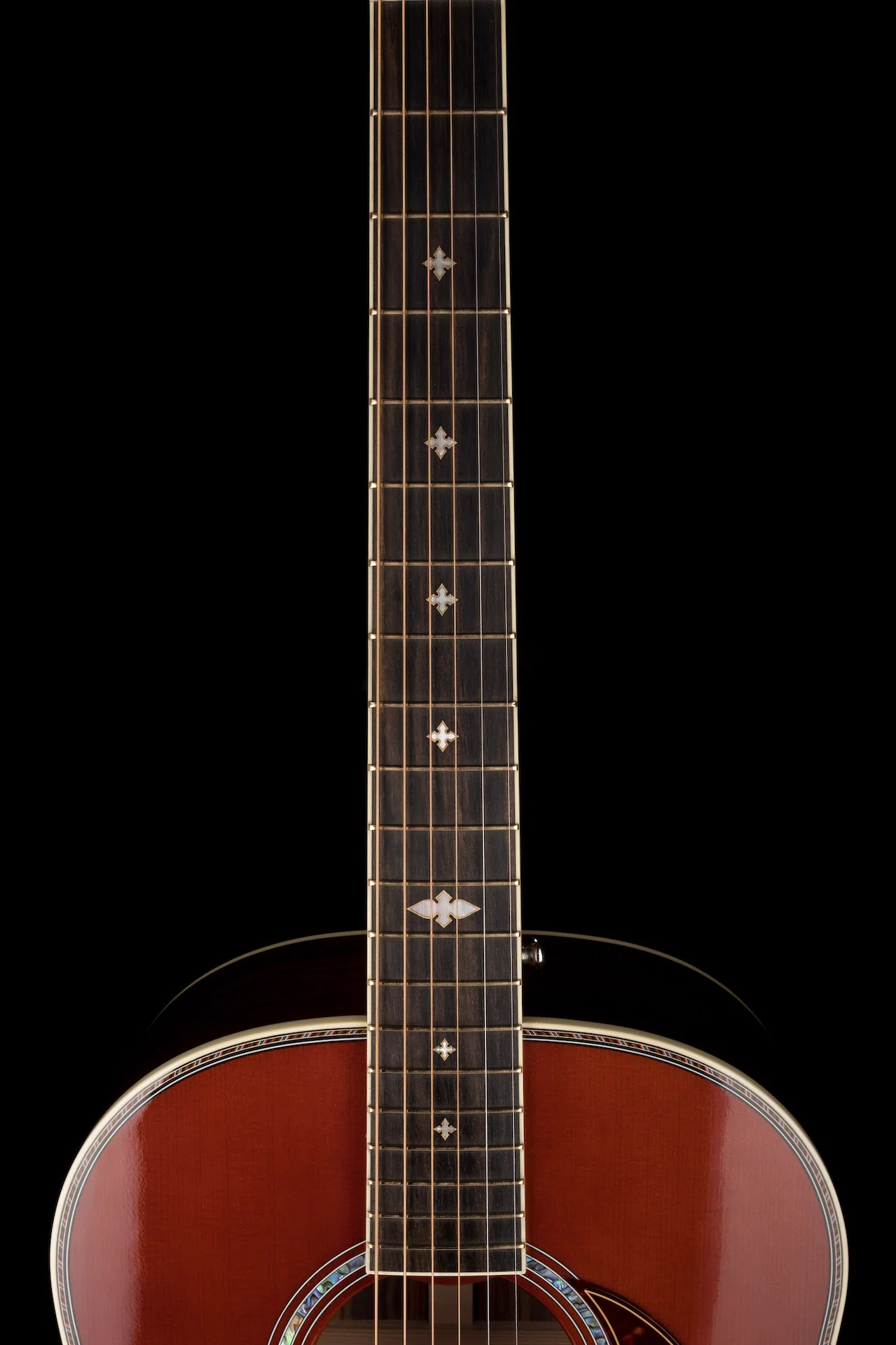 Pre Owned 2022 Gibson Custom Shop J-45 Deluxe Rosewood Rosewood Burst with OHSC - Image 10
