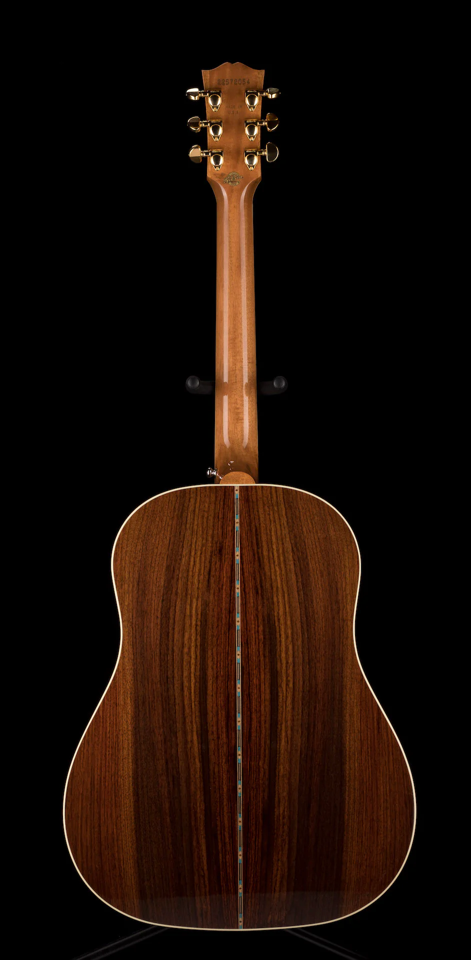Pre Owned 2022 Gibson Custom Shop J-45 Deluxe Rosewood Rosewood Burst with OHSC - Image 13