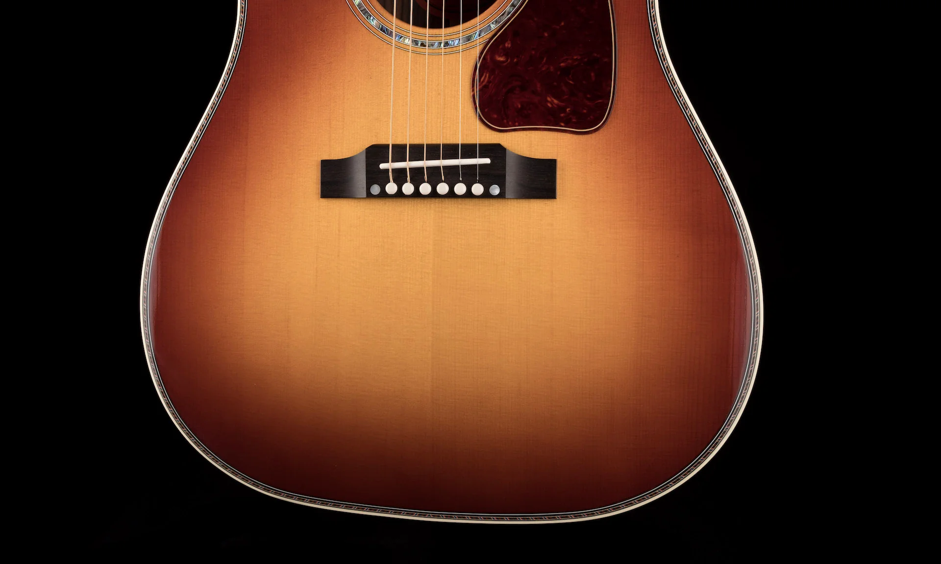 Pre Owned 2022 Gibson Custom Shop J-45 Deluxe Rosewood Rosewood Burst with OHSC - Image 5