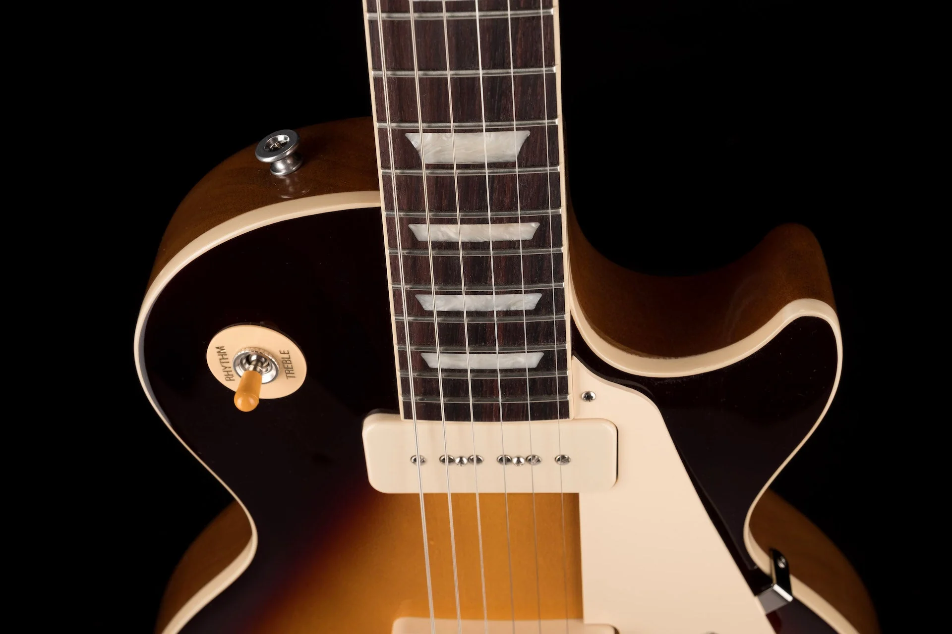 Pre Owned Gibson Les Paul Standard 50s P-90 Tobacco Burst  With OHSC - Image 3