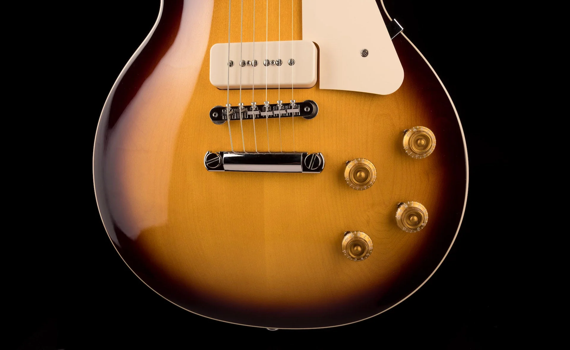 Pre Owned Gibson Les Paul Standard 50s P-90 Tobacco Burst  With OHSC - Image 5