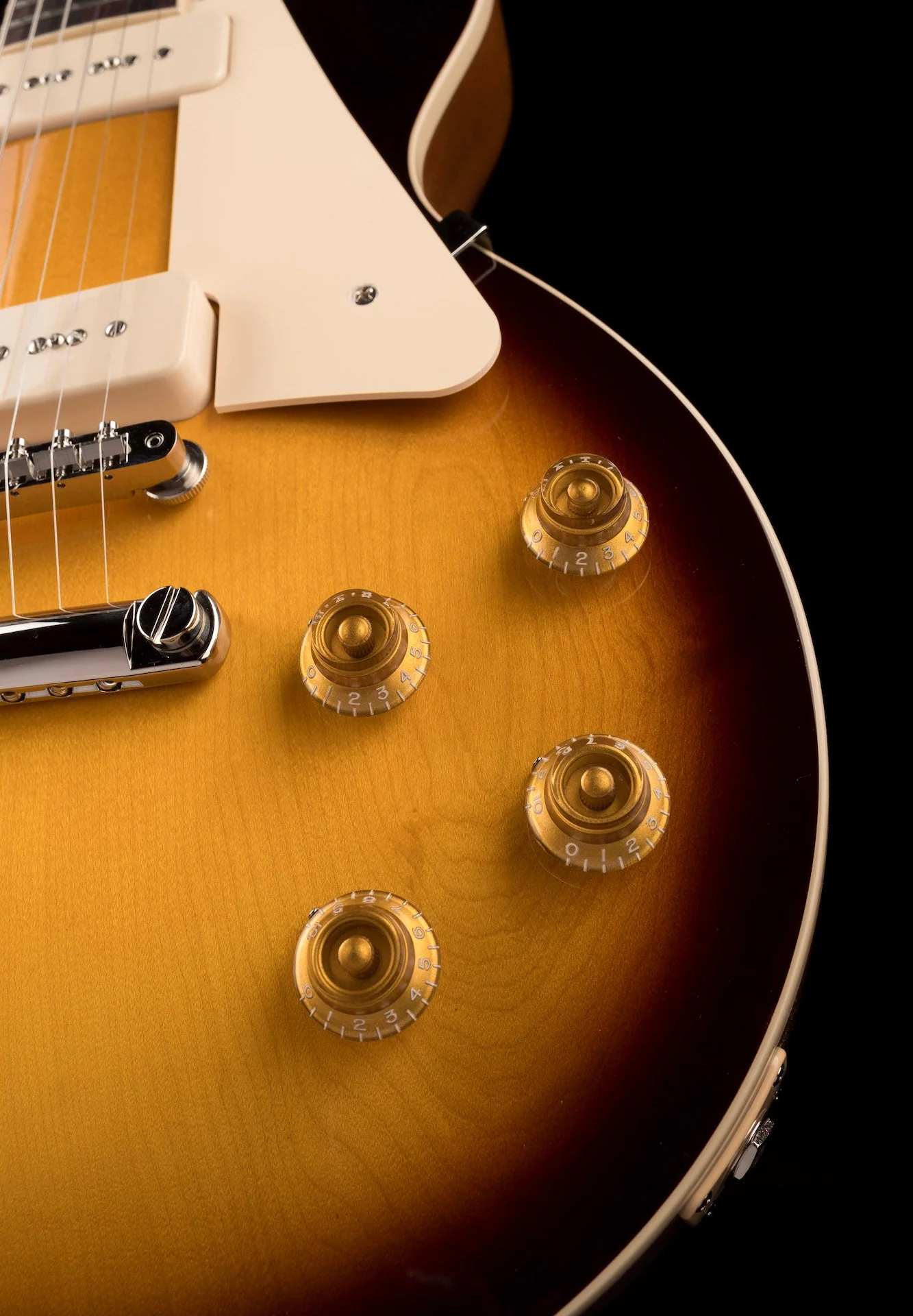 Pre Owned Gibson Les Paul Standard 50s P-90 Tobacco Burst  With OHSC - Image 8