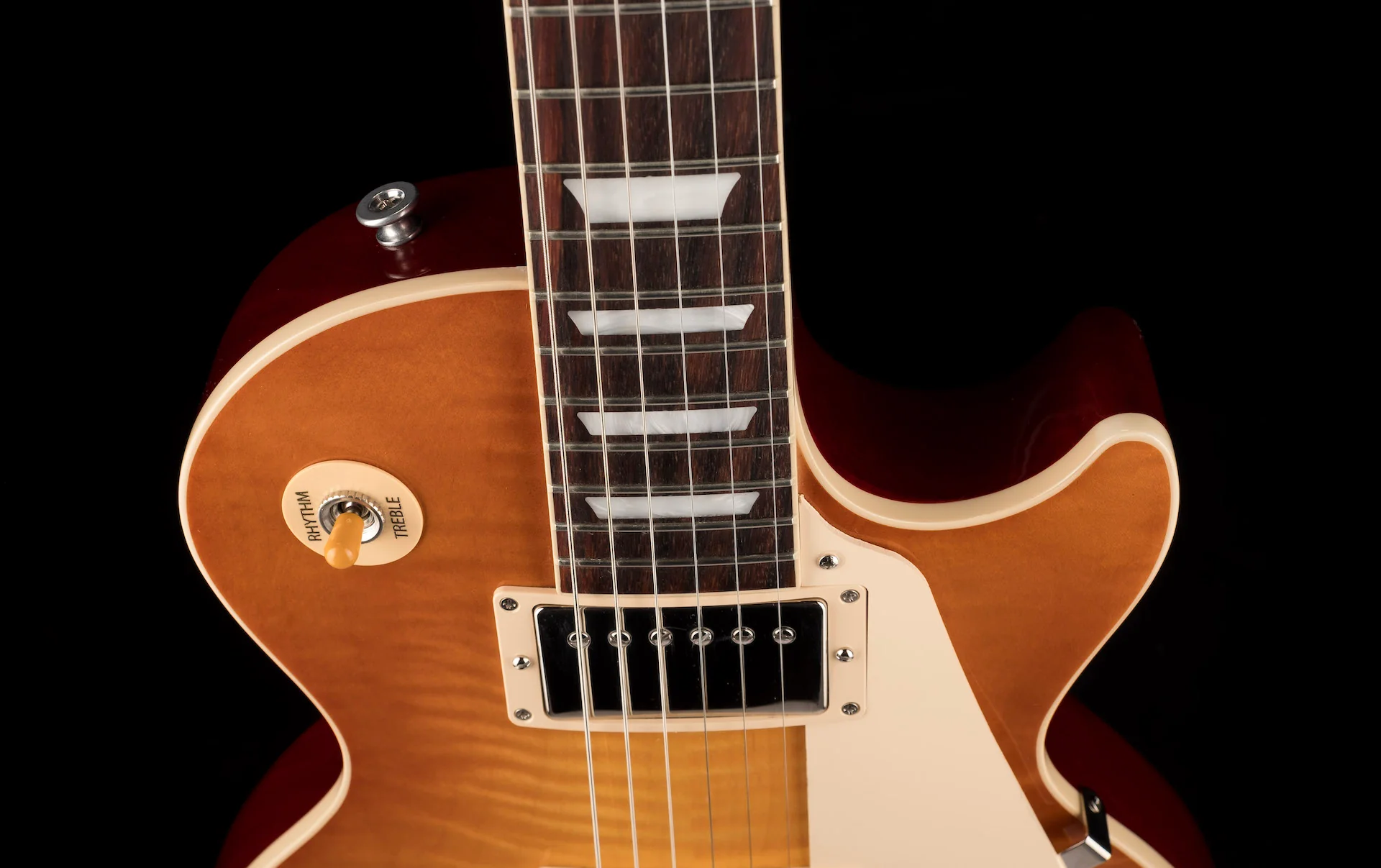 Pre Owned 2022 Gibson Les Paul Standard '60s Unburst With OHSC - Image 3