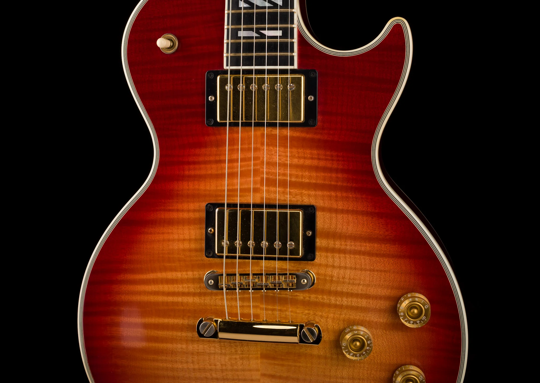 Pre Owned 2005 Gibson Les Paul Supreme Heritage Cherry Sunburst With OHSC - Image 6