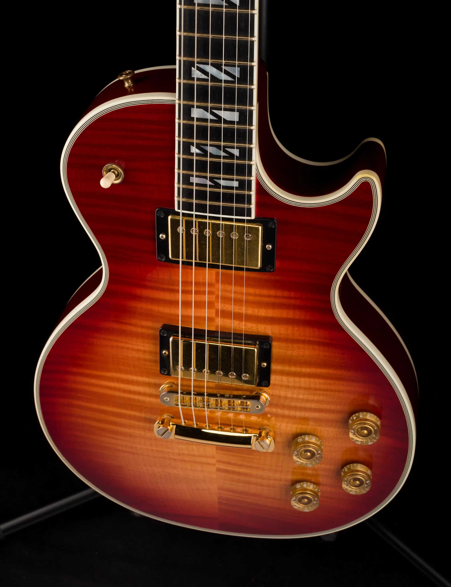 Pre Owned 2005 Gibson Les Paul Supreme Heritage Cherry Sunburst With OHSC - Image 7