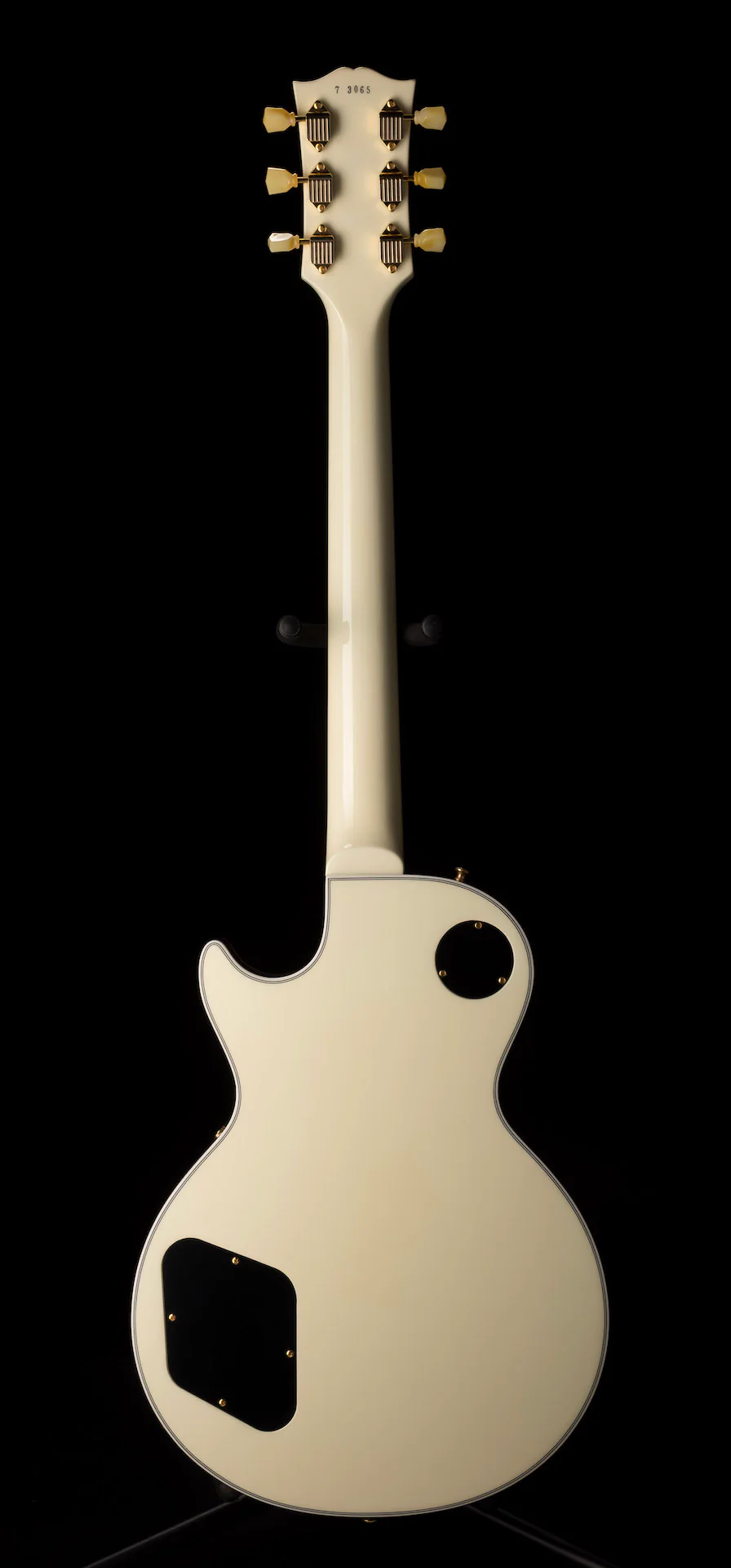 Pre-Owned 2021 Gibson Mod Collection 1957 Les Paul Custom Reissue Ivory Sandwich with OHSC - Image 12